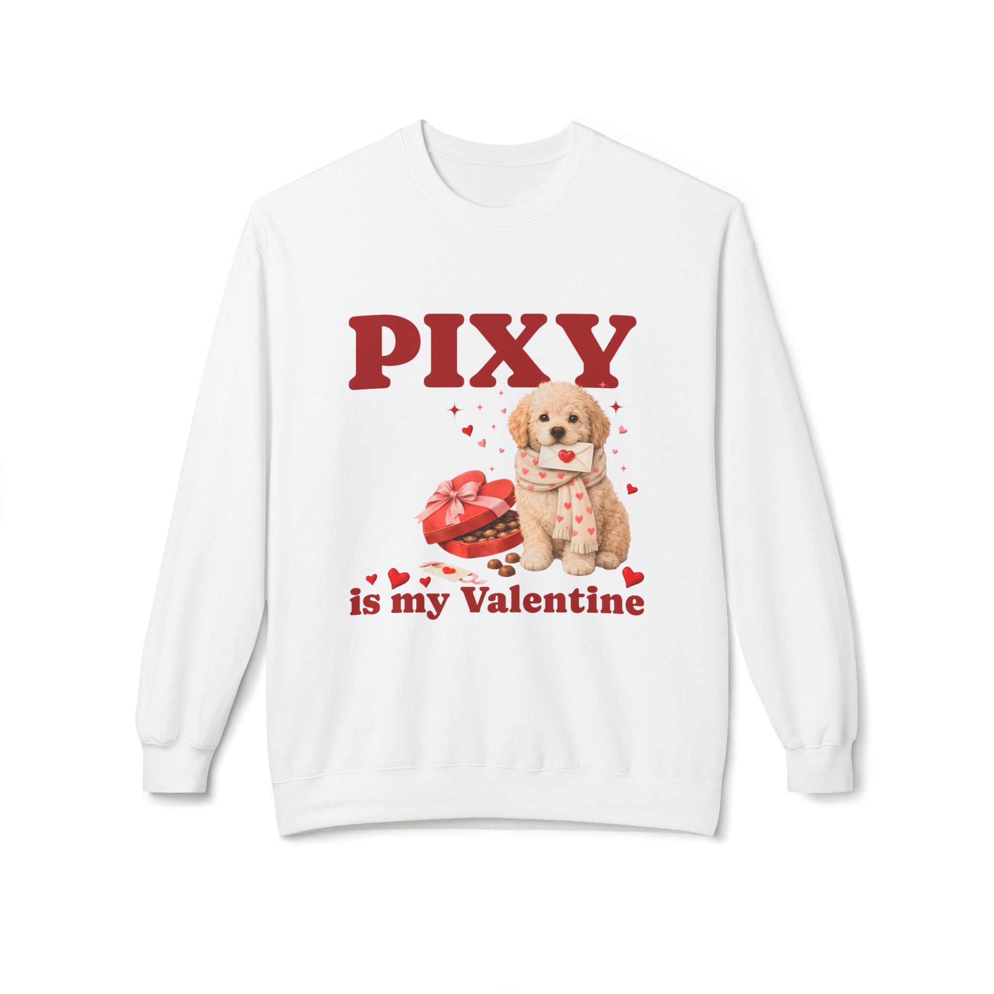 Matching Dog and Owner Valentine Shirts | Custom Labradoodle Sweatshirt Set | Personalized Dog Mom Valentine Outfit