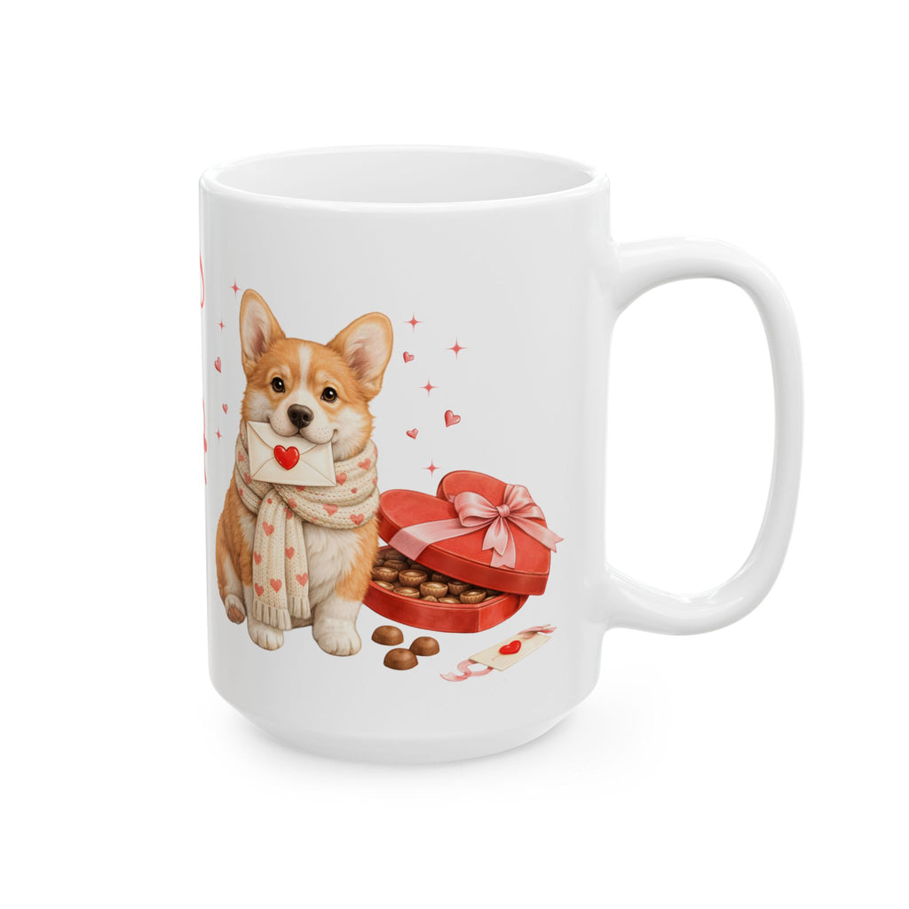 Custom Corgi Mug Personalized Name | Valentine Dog Lover Gift