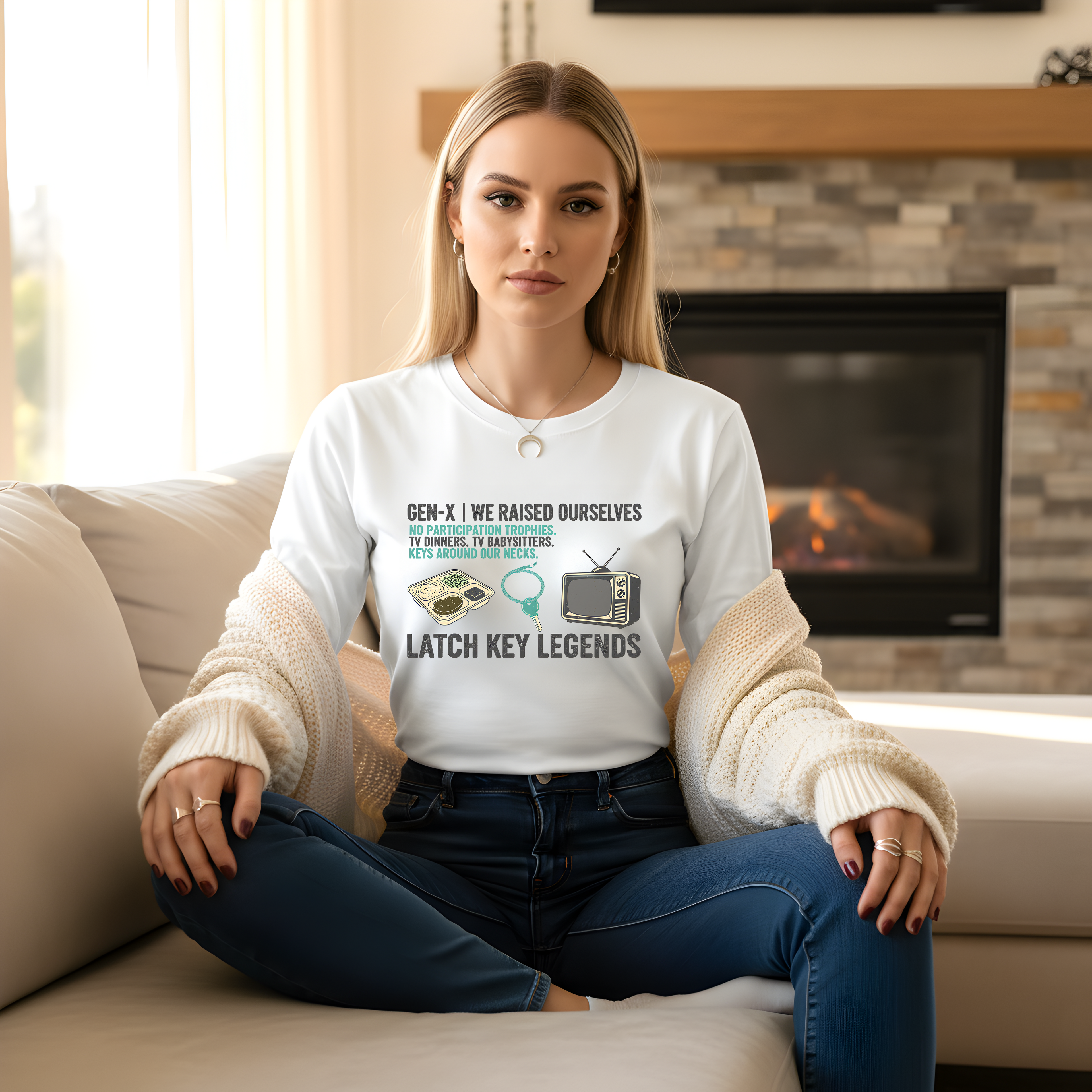 Gen X Latchkey Legends Shirt | We Raised Ourselves Retro 80s Long Sleeve Tee for Gen Xers