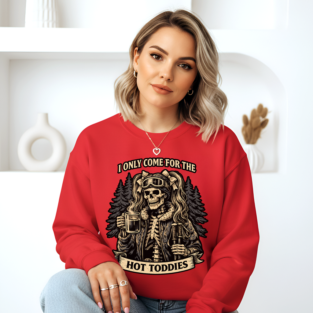 Ski Hot Toddies Shirt Pullover | Après Ski Winter Graphic for Ski Lovers Sweatshirt