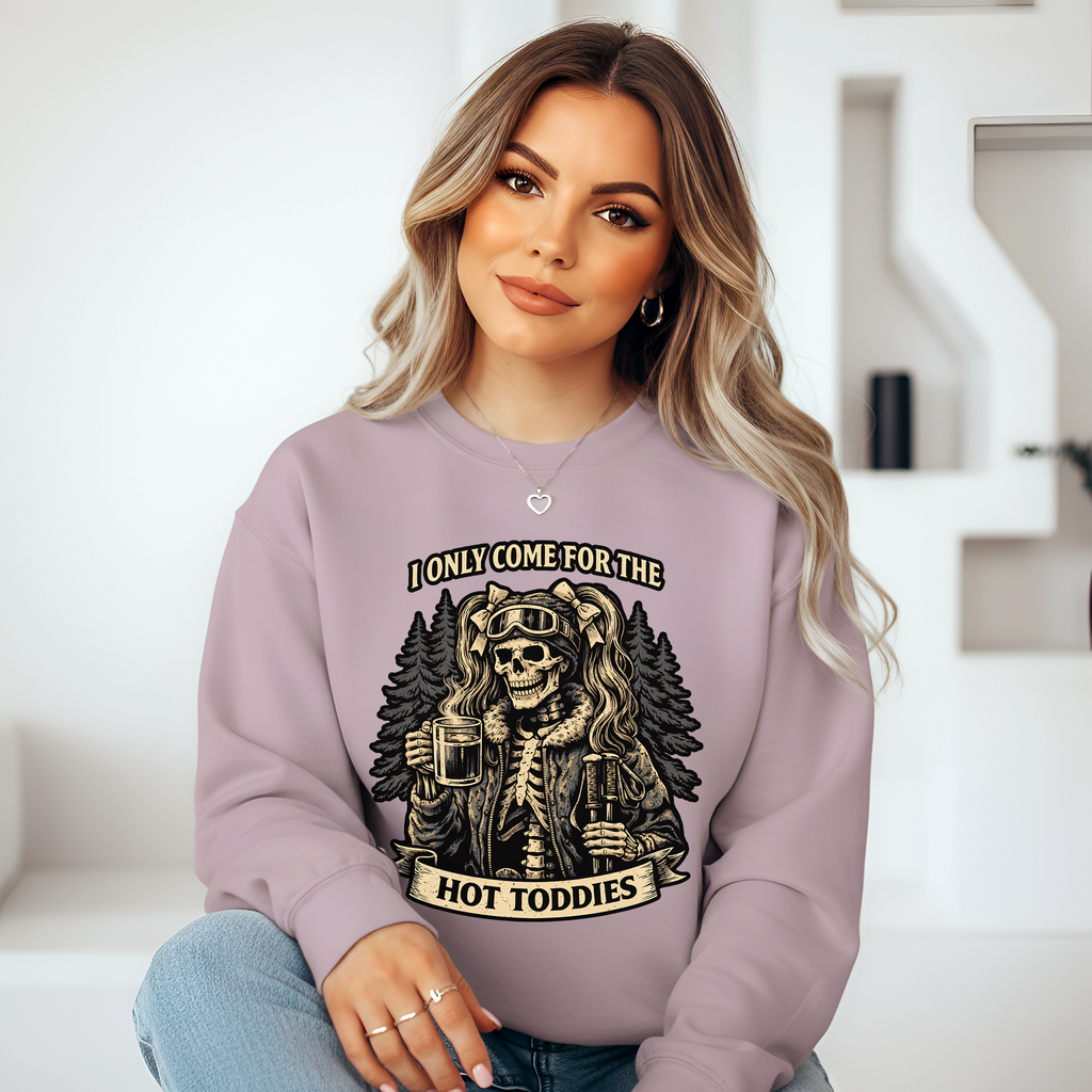 Ski Hot Toddies Shirt Pullover | Après Ski Winter Graphic for Ski Lovers Sweatshirt