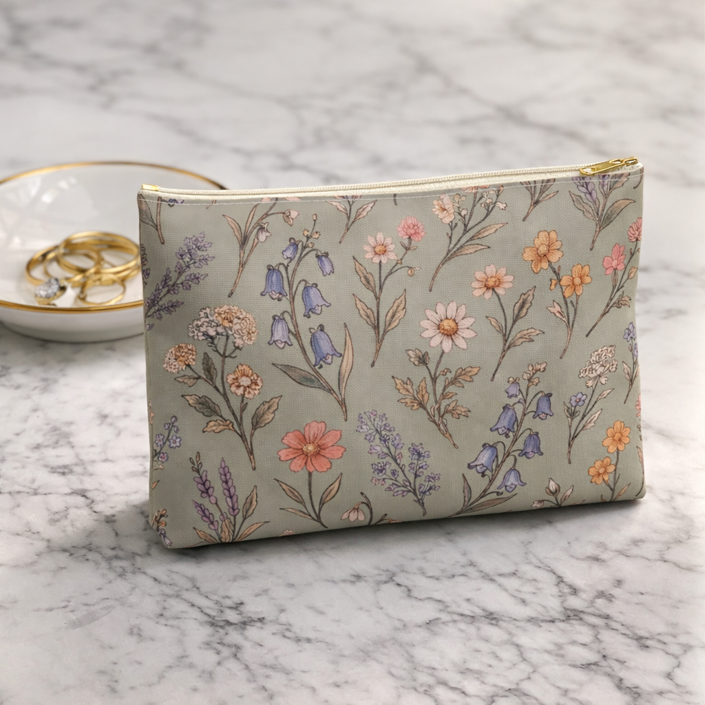 Spring Has Spring in Morning Mist Accessory Pouch