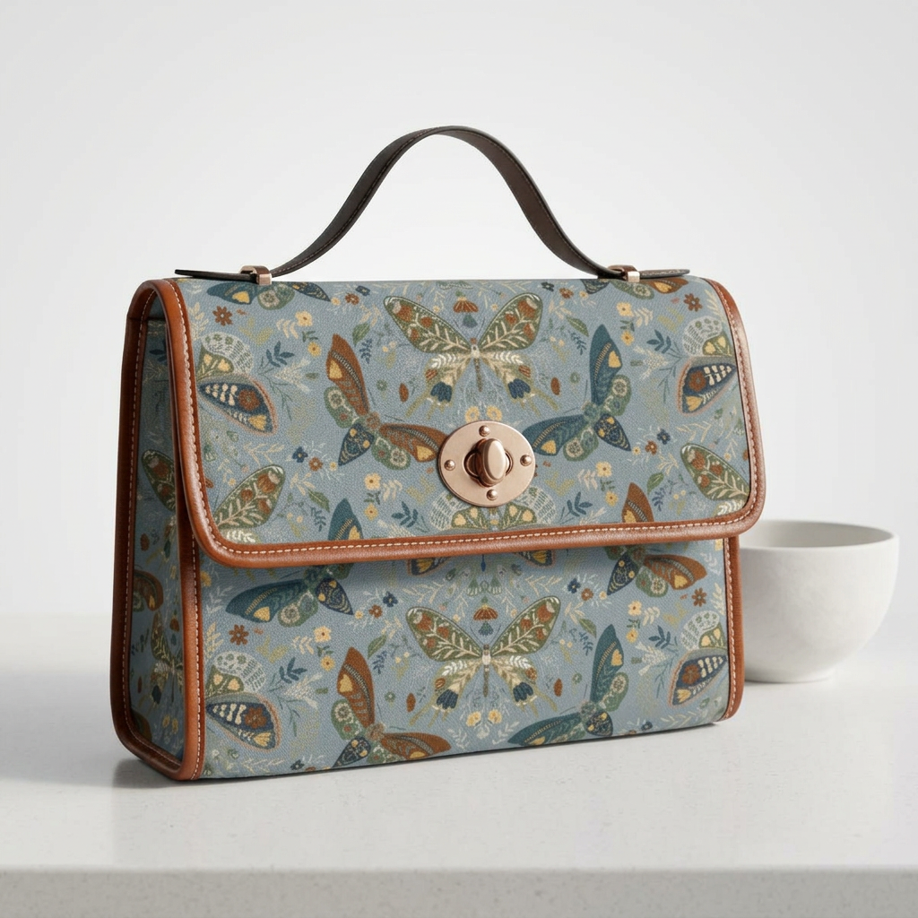 Moth Botanica | Midnight Sky Garden Purse Printify