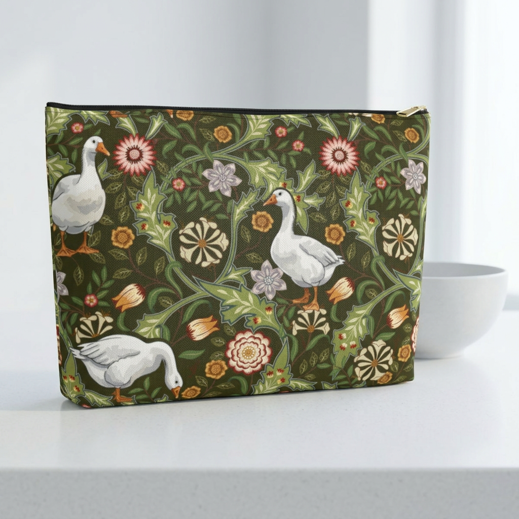 Thistle & Wing | Verdant Bloom Accessory Pouch Printify