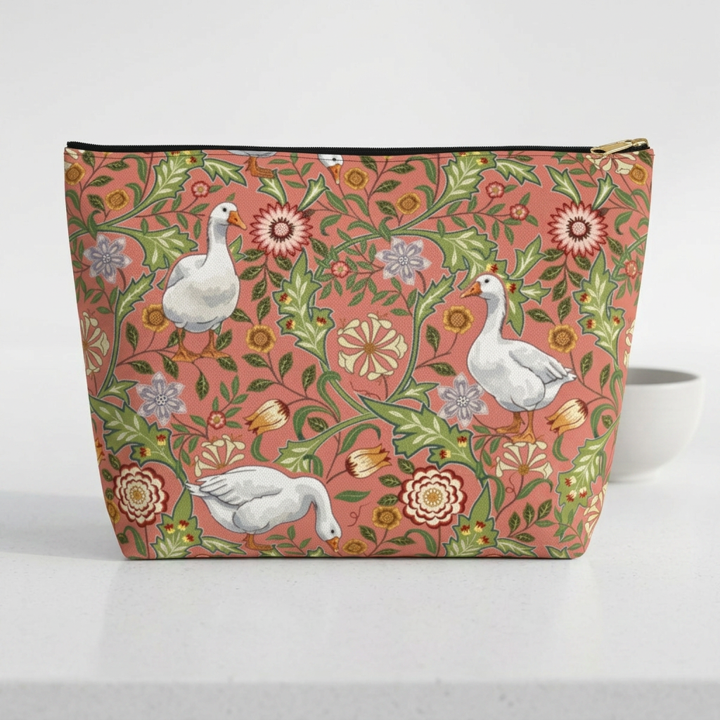 Thistle & Wing | Blush Garden Accessory Pouch Printify