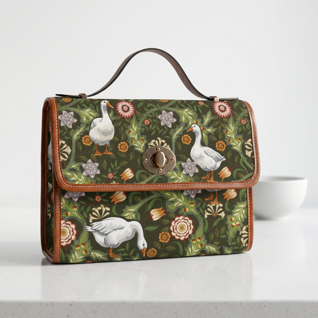 Thistle & Wing | Verdant Bloom Handbag Printify