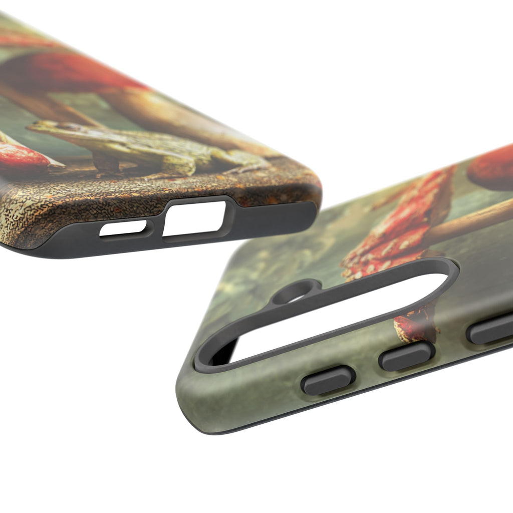 Toad and Stools Case, Crystal Phone case, Toad Stools Case - Tough Case for Toad Lovers, Gift for Her, Mushroom Decor, Toad Vibes