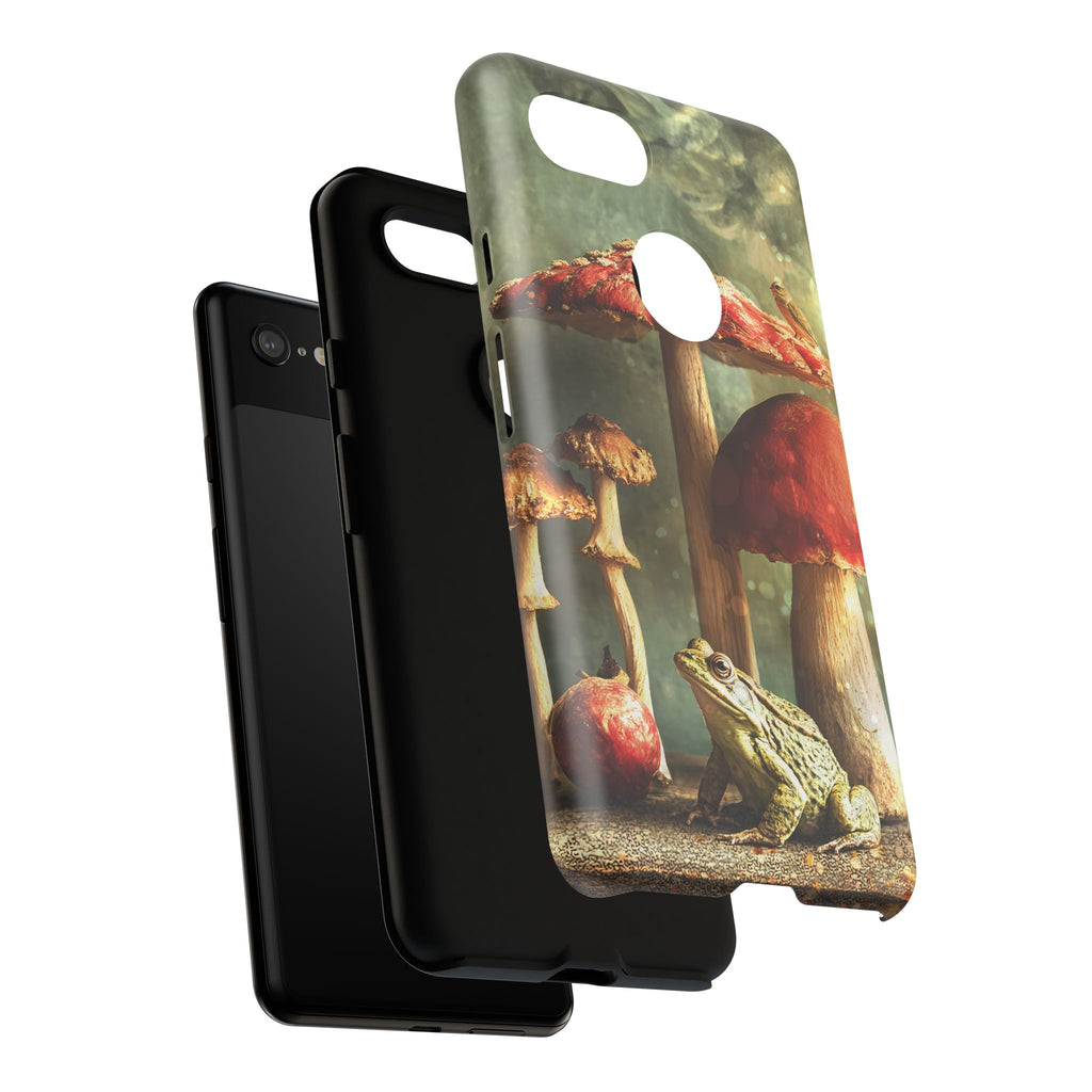 Toad and Stools Case, Crystal Phone case, Toad Stools Case - Tough Case for Toad Lovers, Gift for Her, Mushroom Decor, Toad Vibes