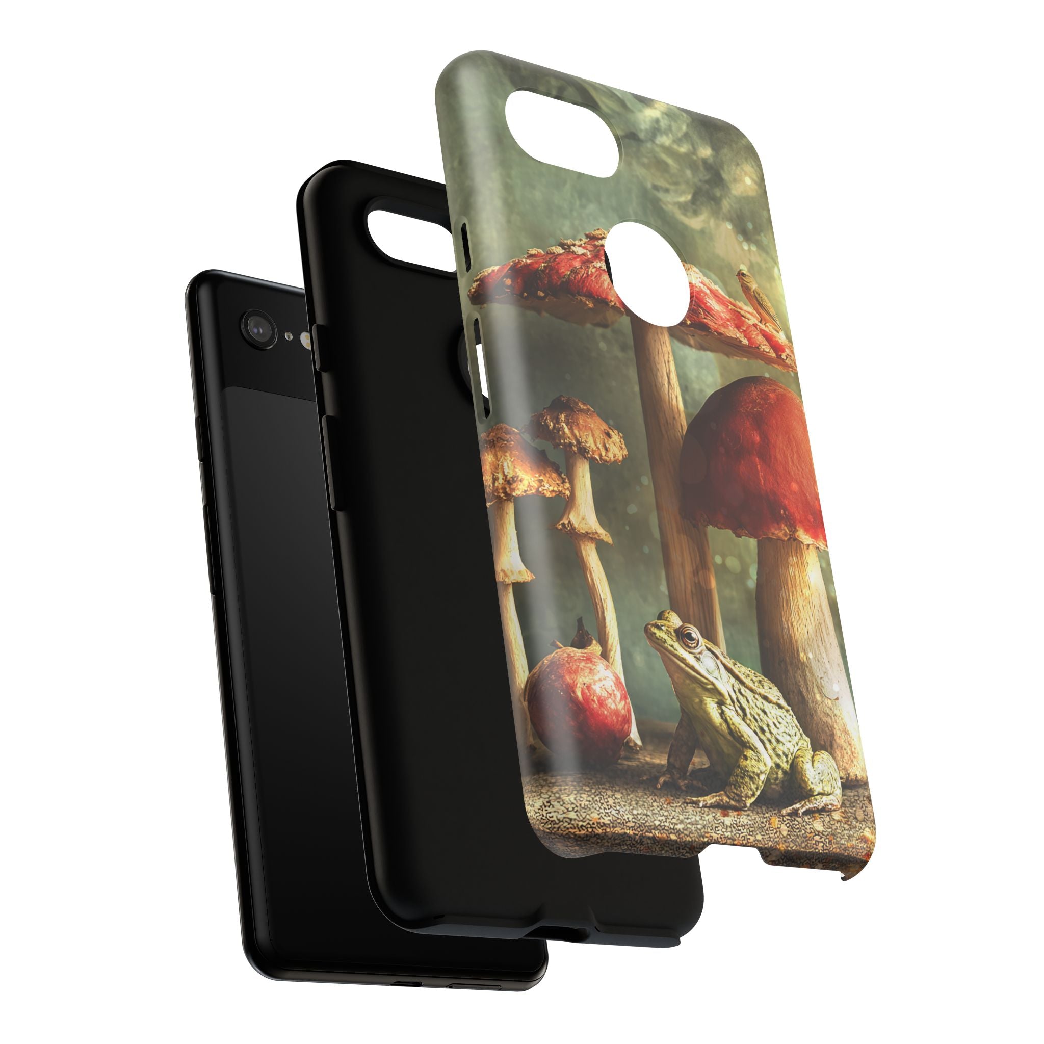 Toad and Stools Case, Crystal Phone case, Toad Stools Case - Tough Case for Toad Lovers, Gift for Her, Mushroom Decor, Toad Vibes