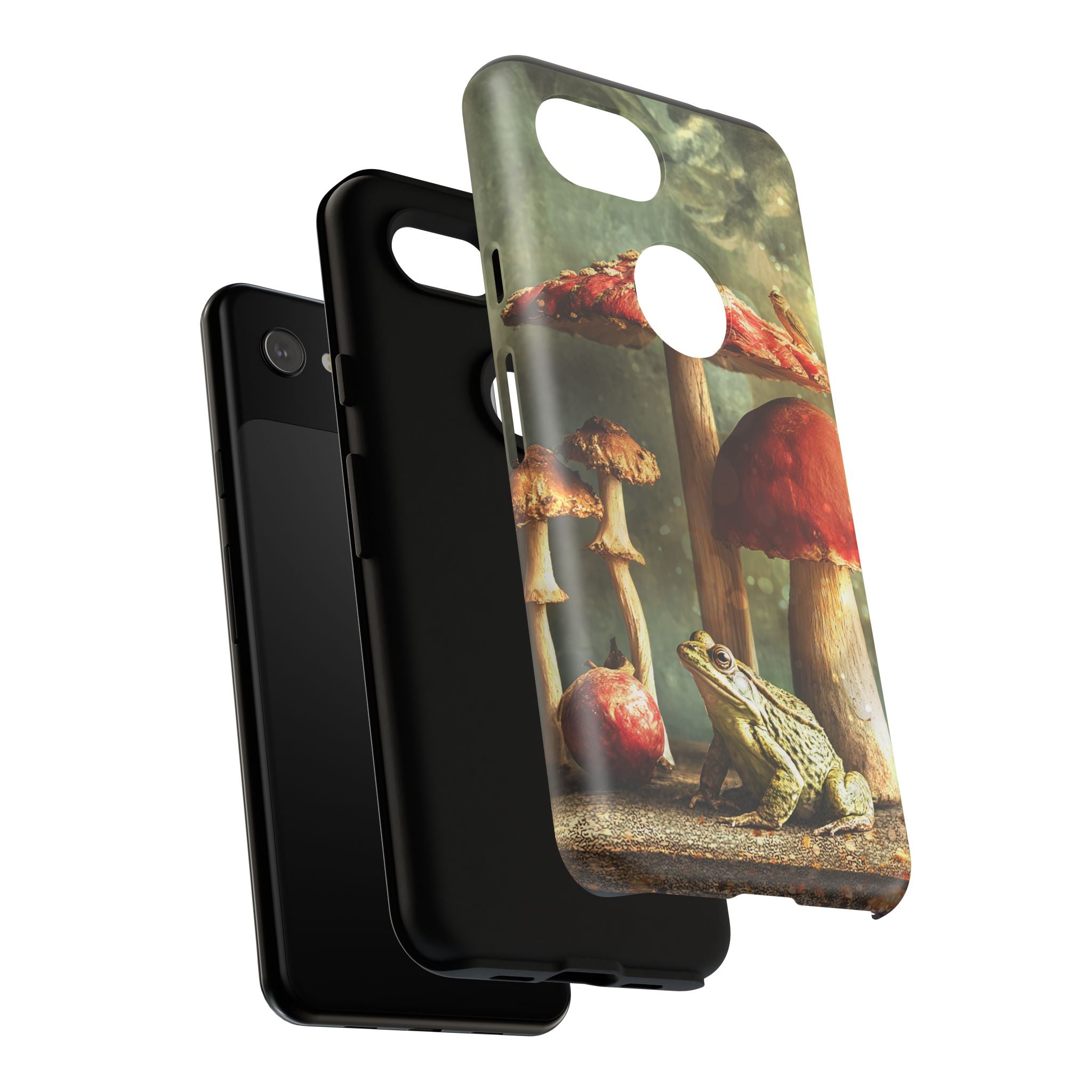 Toad and Stools Case, Crystal Phone case, Toad Stools Case - Tough Case for Toad Lovers, Gift for Her, Mushroom Decor, Toad Vibes