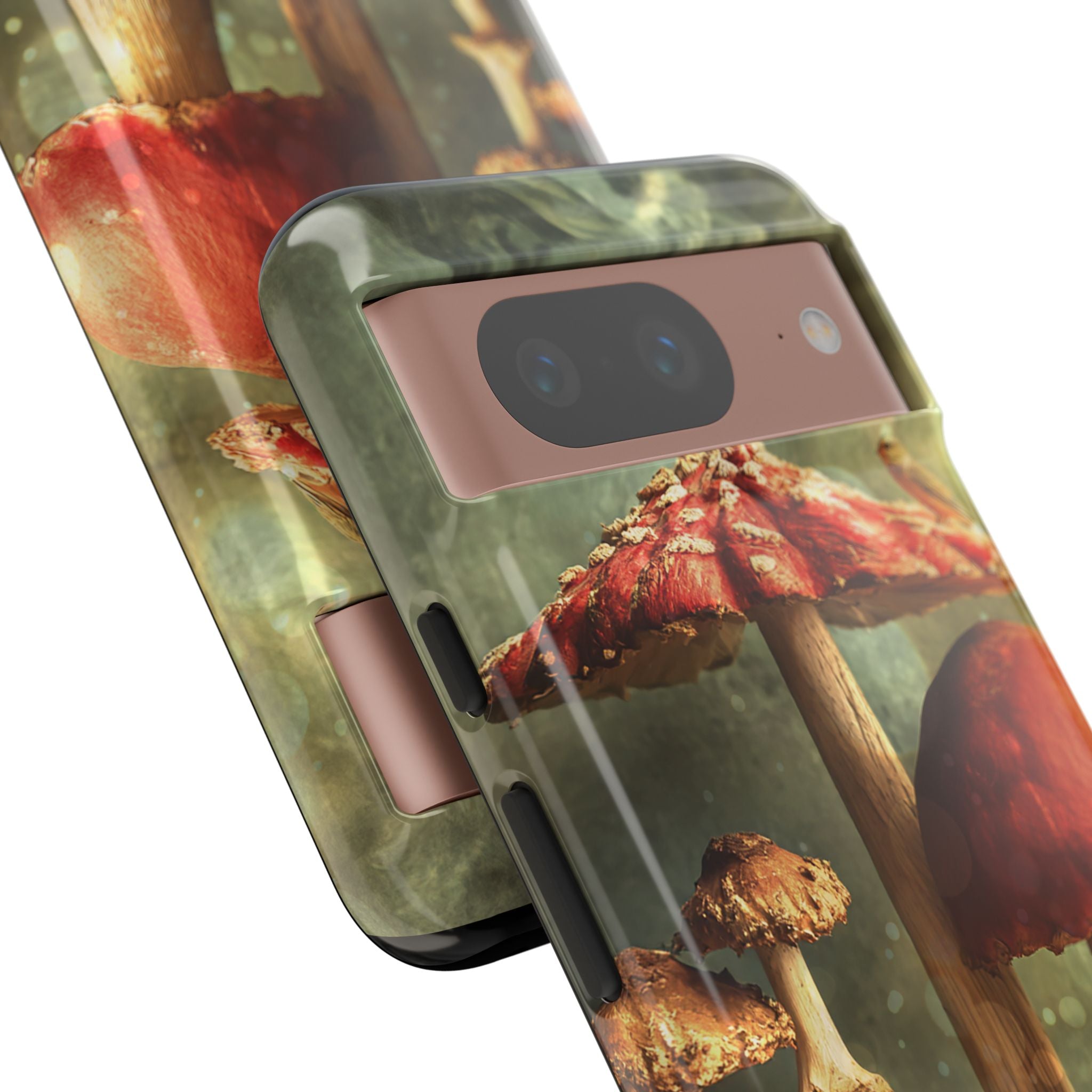 Toad and Stools Case, Crystal Phone case, Toad Stools Case - Tough Case for Toad Lovers, Gift for Her, Mushroom Decor, Toad Vibes