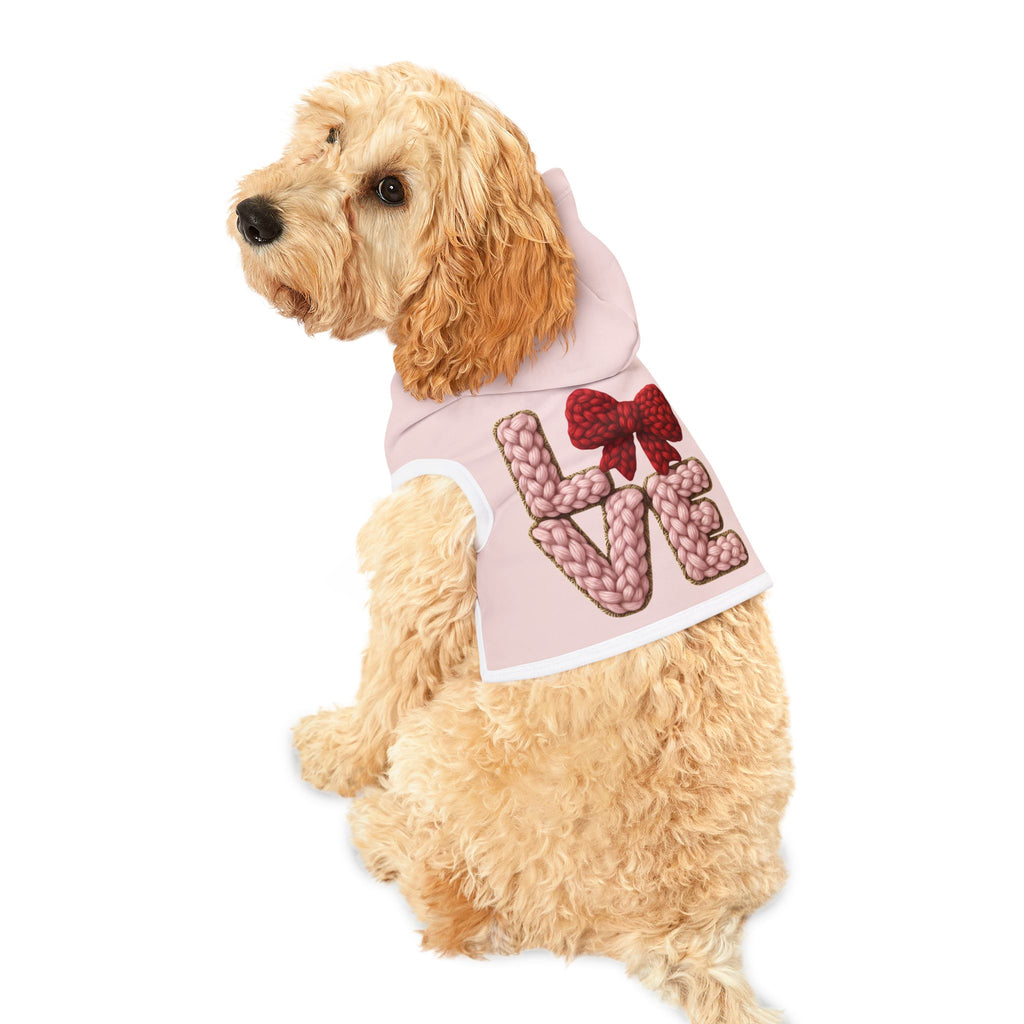 Dog Hoodie Valentine | Be Mine Heart Dog Sweater Cozy Pet Shirt