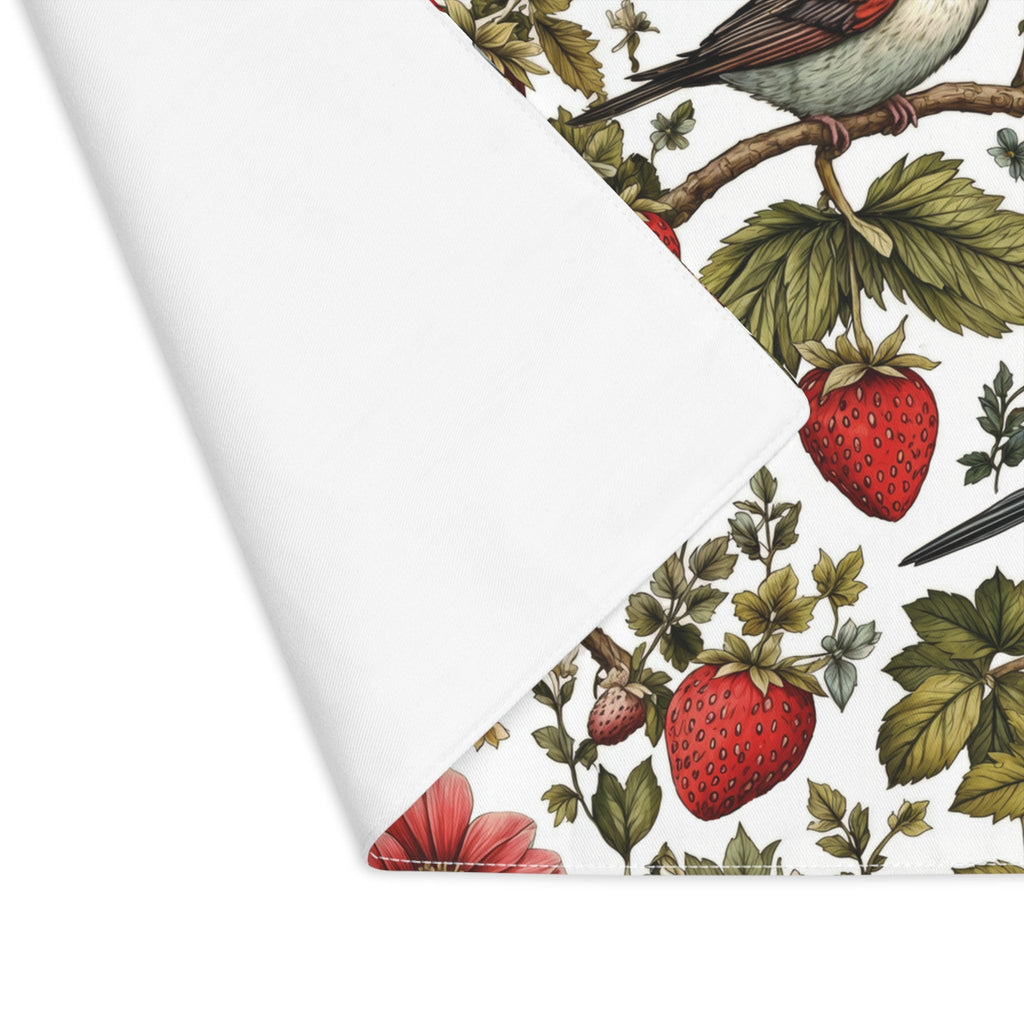 Garden Songbird | Strawberry Meadow Placemat Printify