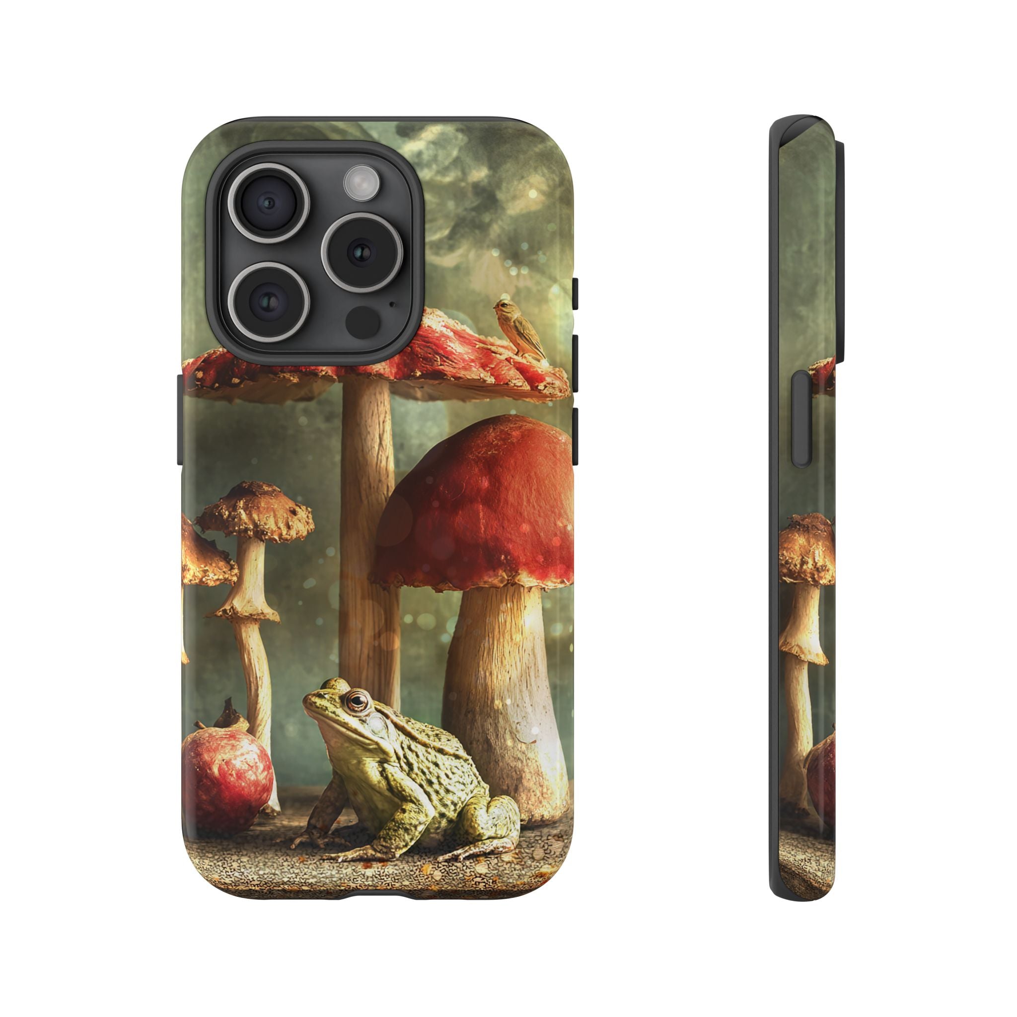 Toad and Stools Case, Crystal Phone case, Toad Stools Case - Tough Case for Toad Lovers, Gift for Her, Mushroom Decor, Toad Vibes
