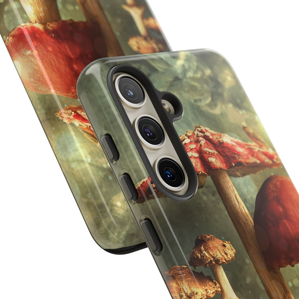 Toad and Stools Case, Crystal Phone case, Toad Stools Case - Tough Case for Toad Lovers, Gift for Her, Mushroom Decor, Toad Vibes