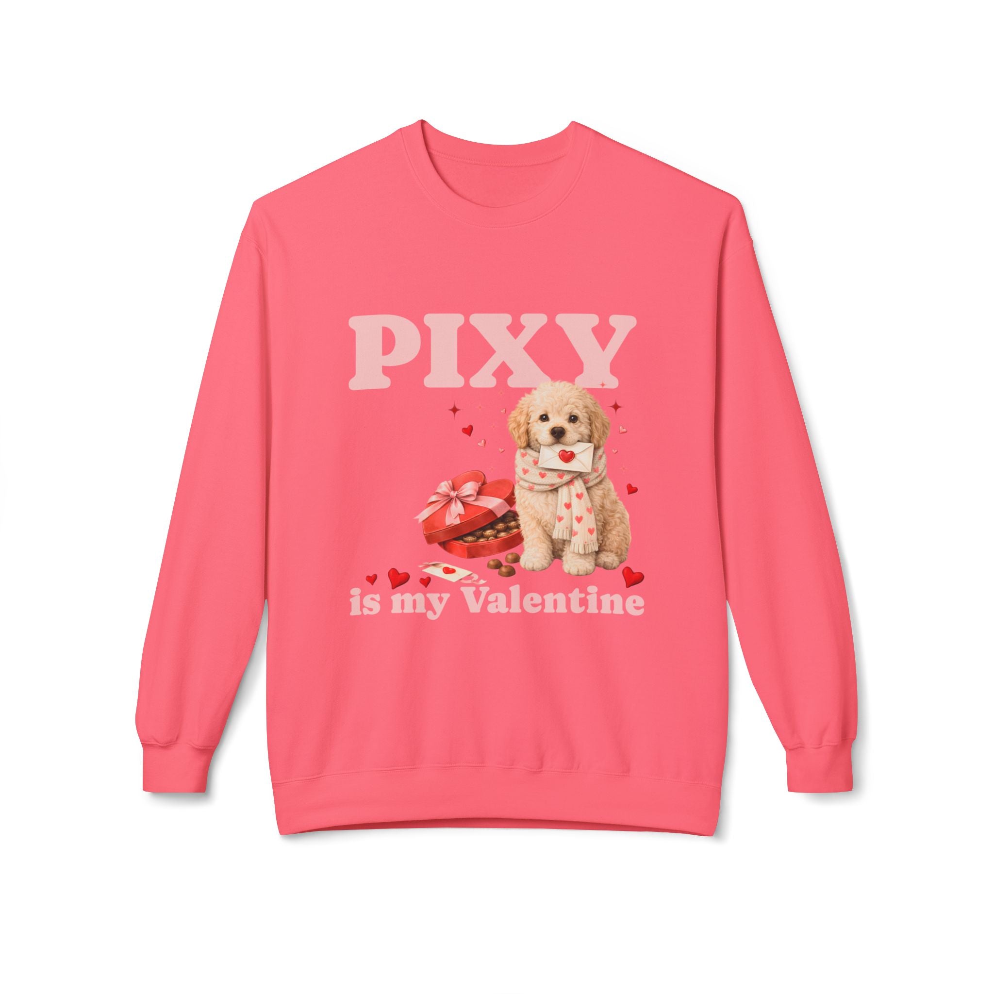 Matching Dog and Owner Valentine Shirts | Custom Labradoodle Sweatshirt Set | Personalized Dog Mom Valentine Outfit