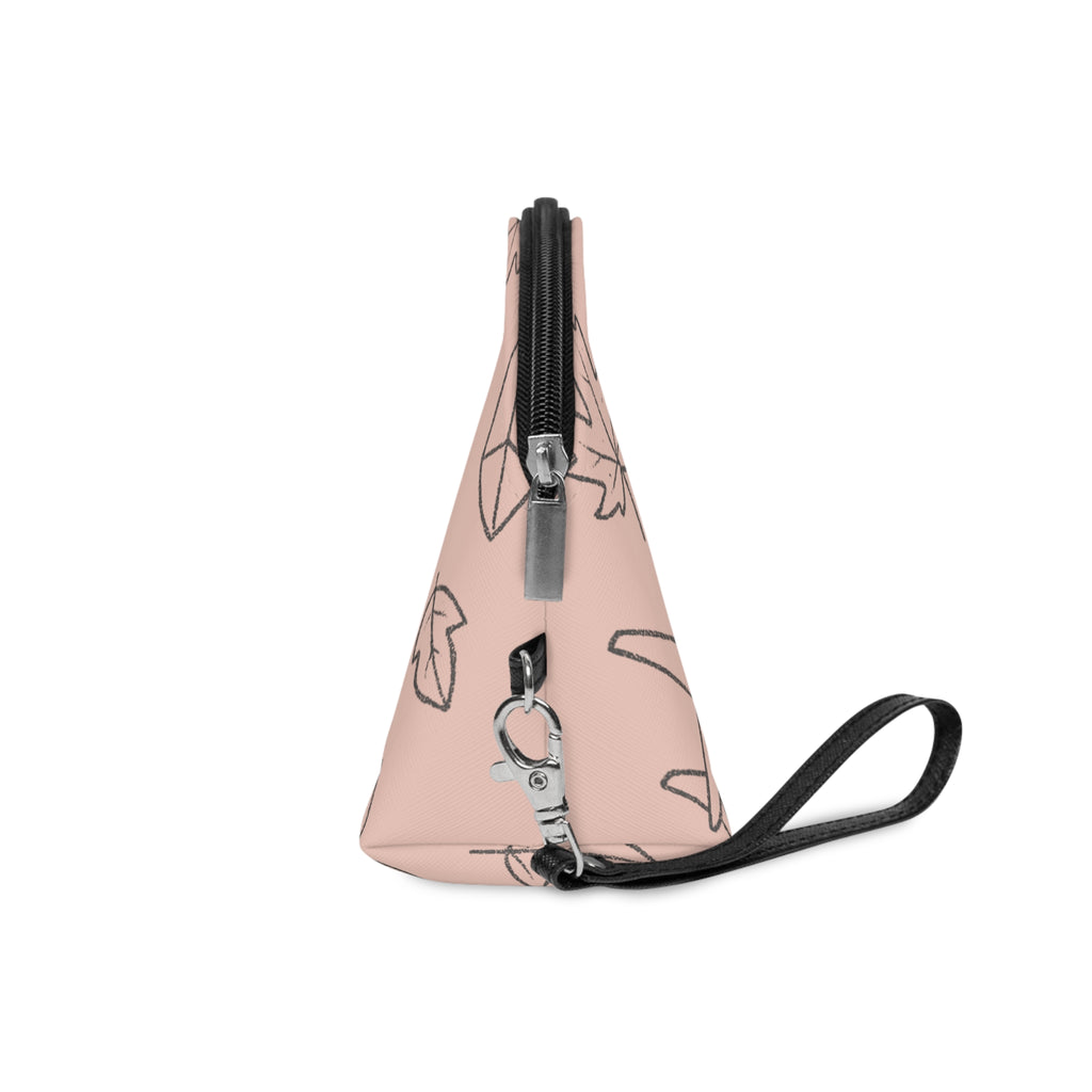 Pink Personalized Makeup Bag, Vacation Vibes Cosmetic Case, Poolside Travel Pouch, Custom Bridesmaid Gift, Custom Party Favor