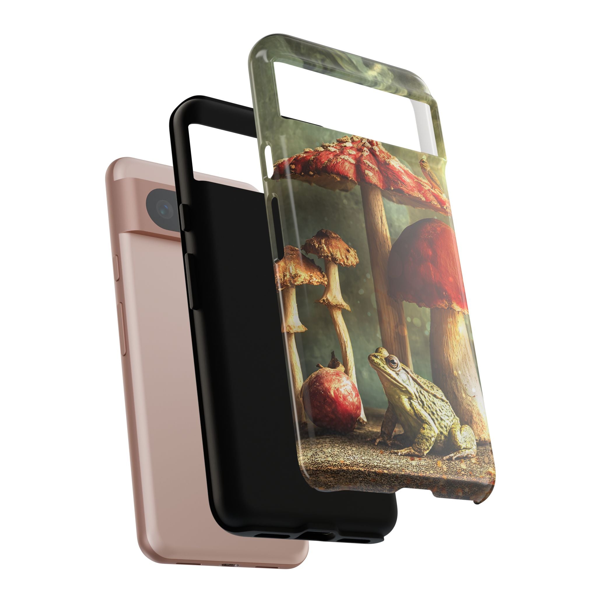 Toad and Stools Case, Crystal Phone case, Toad Stools Case - Tough Case for Toad Lovers, Gift for Her, Mushroom Decor, Toad Vibes