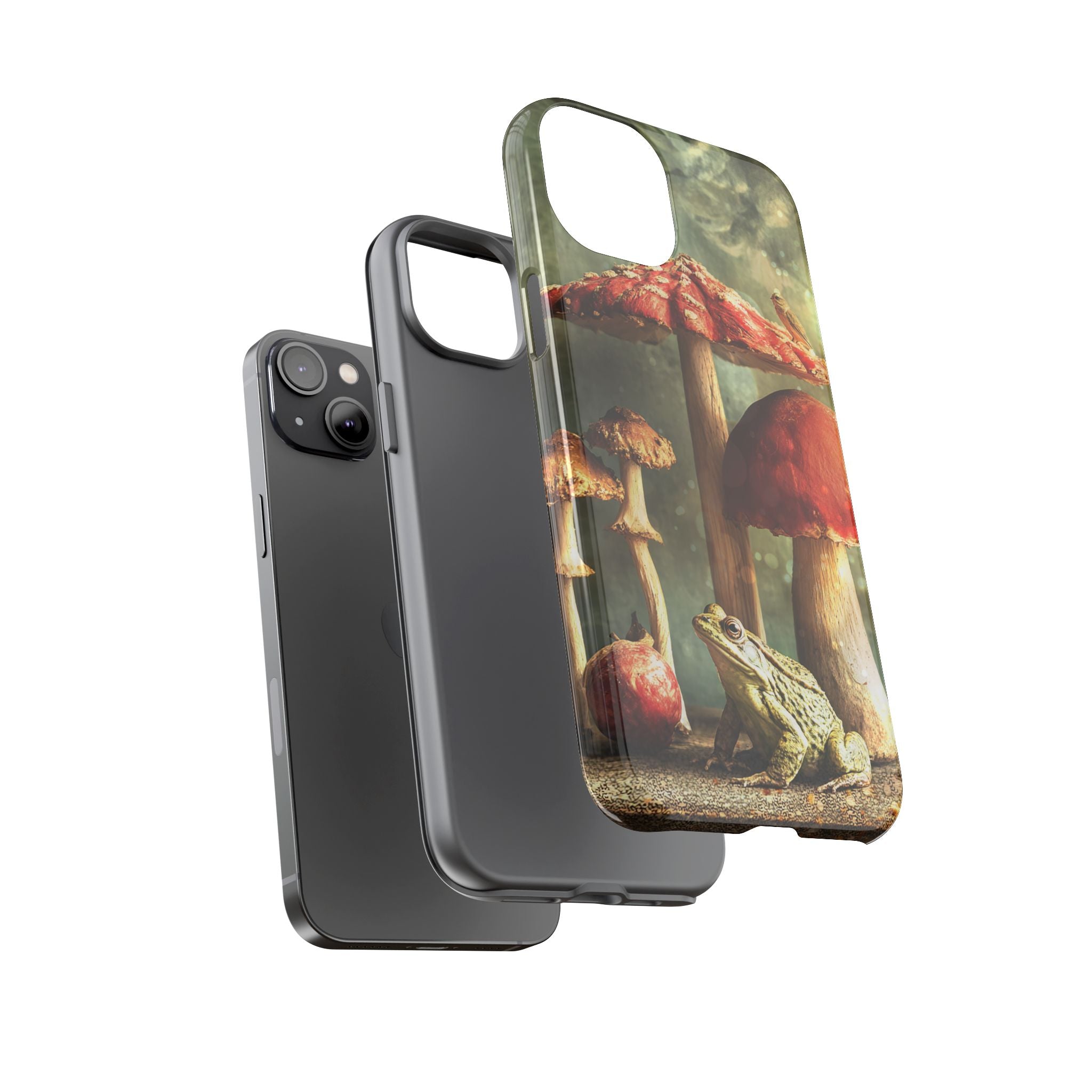 Toad and Stools Case, Crystal Phone case, Toad Stools Case - Tough Case for Toad Lovers, Gift for Her, Mushroom Decor, Toad Vibes