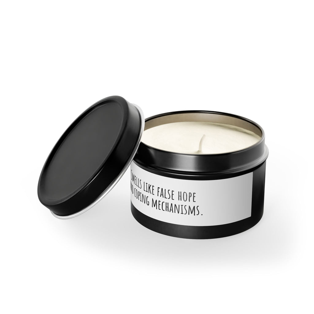 Funny Candle | False Hope & Coping | Sarcastic 2026 Gift | Stress Relief for Coworker or Boss