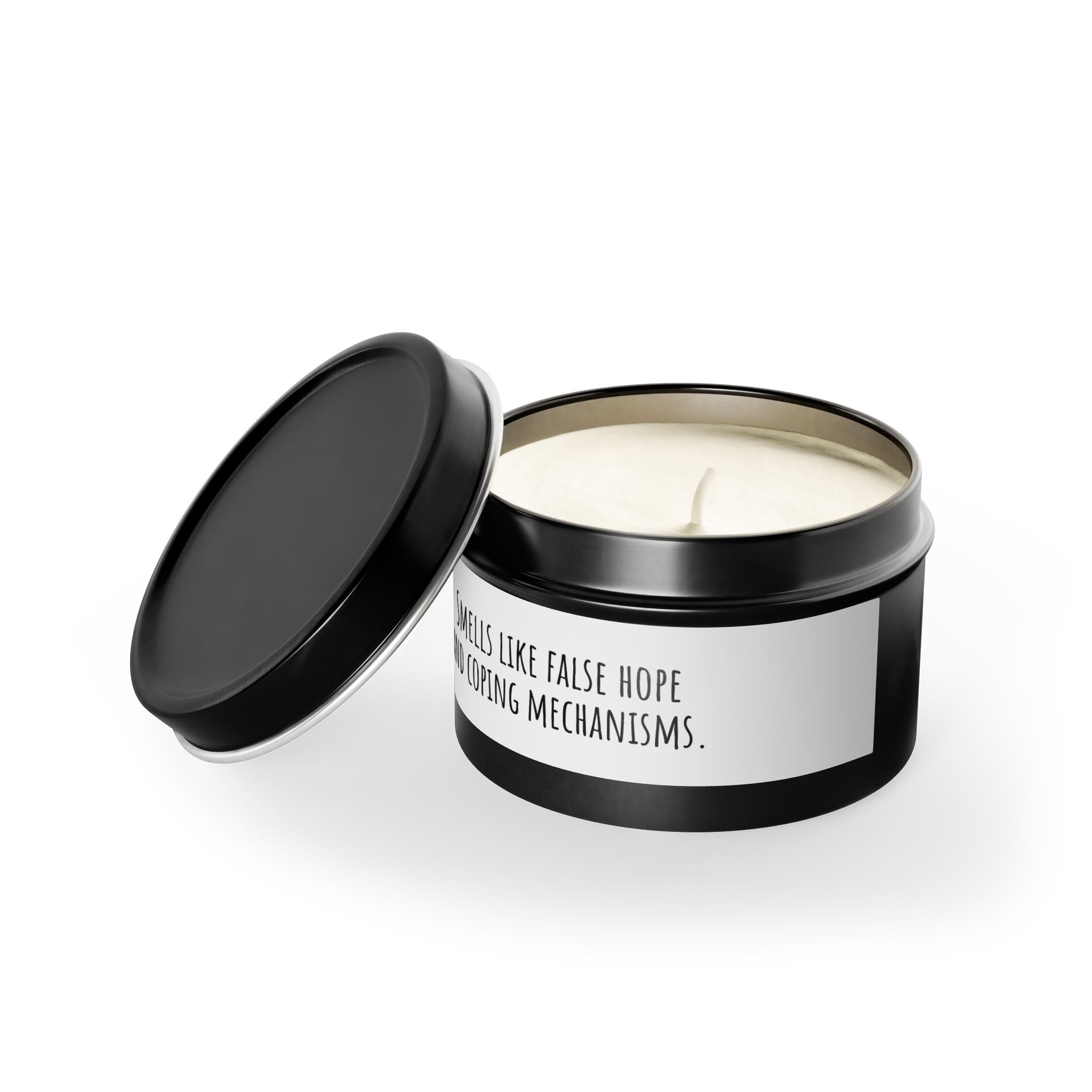 Funny Candle | False Hope & Coping | Sarcastic 2026 Gift | Stress Relief for Coworker or Boss