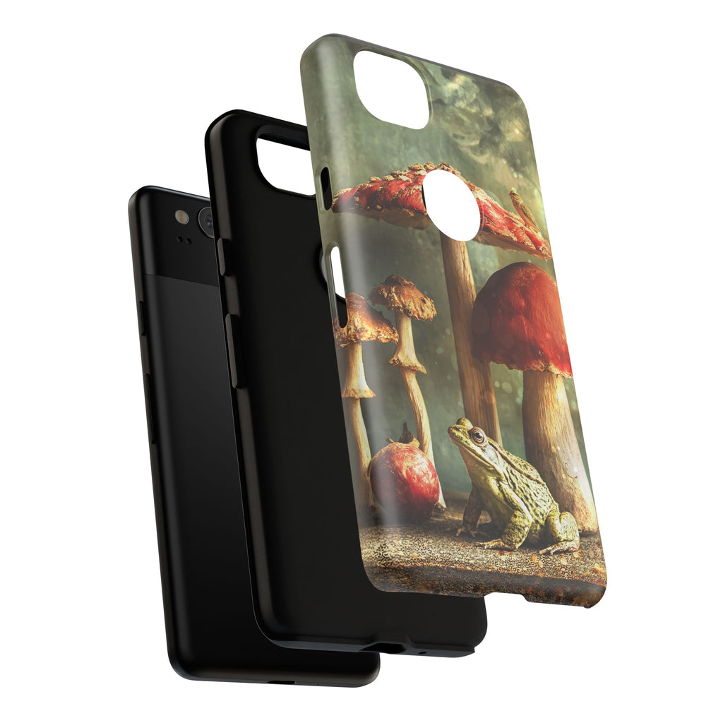 Toad and Stools Case, Crystal Phone case, Toad Stools Case - Tough Case for Toad Lovers, Gift for Her, Mushroom Decor, Toad Vibes