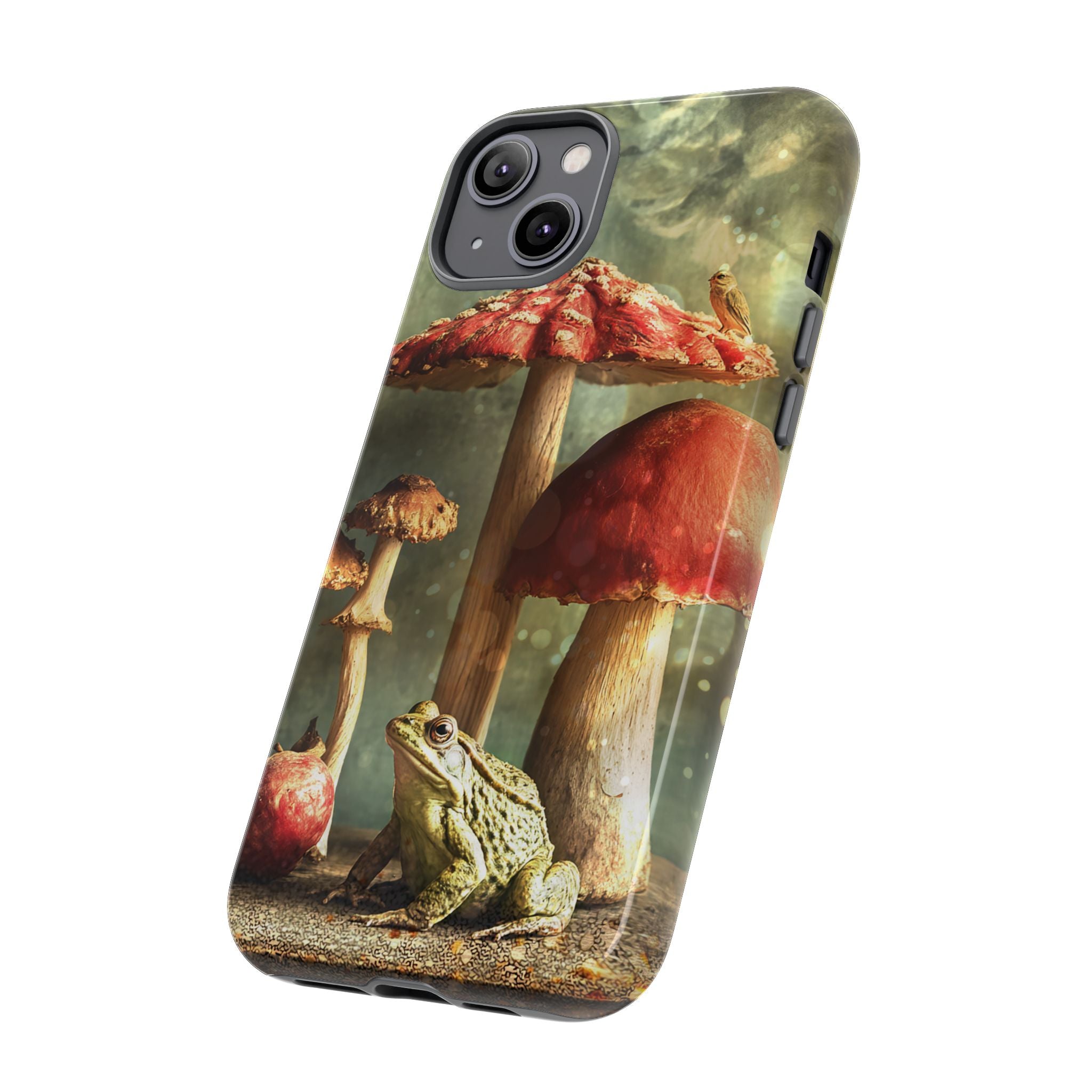 Toad and Stools Case, Crystal Phone case, Toad Stools Case - Tough Case for Toad Lovers, Gift for Her, Mushroom Decor, Toad Vibes