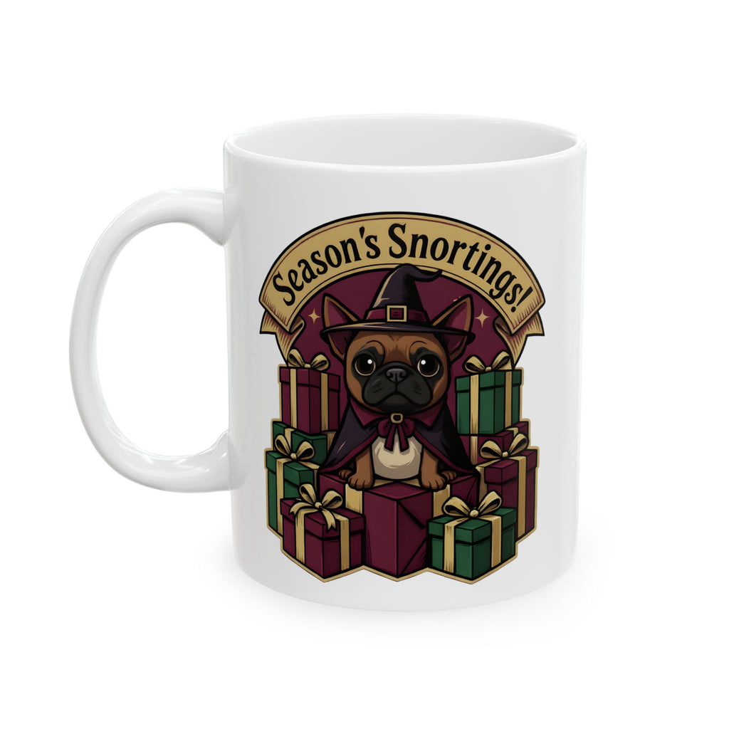 Gothmas Frenchie French Bulldog Mug | Frenchie Christmas Coffee Cup