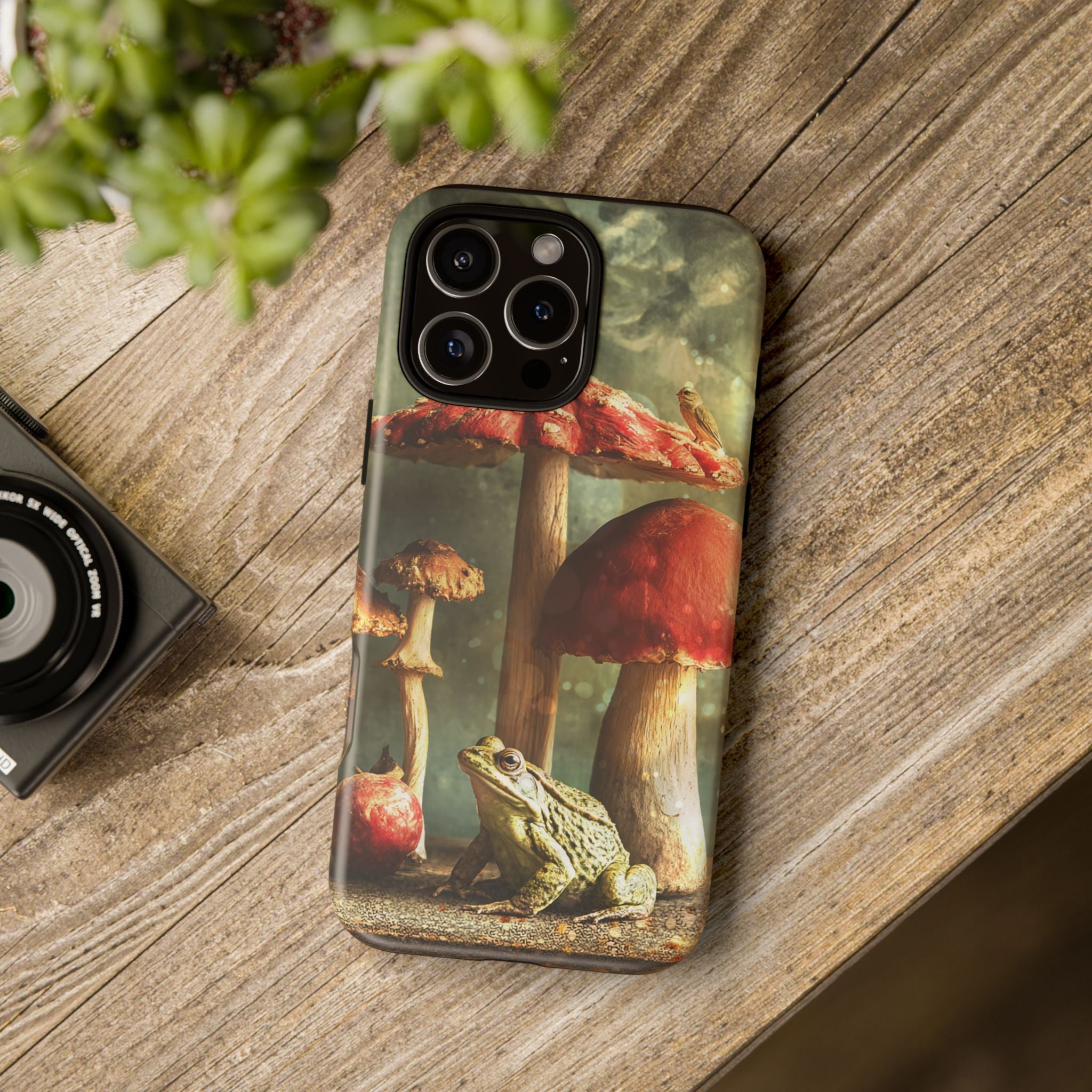 Toad and Stools Case, Crystal Phone case, Toad Stools Case - Tough Case for Toad Lovers, Gift for Her, Mushroom Decor, Toad Vibes
