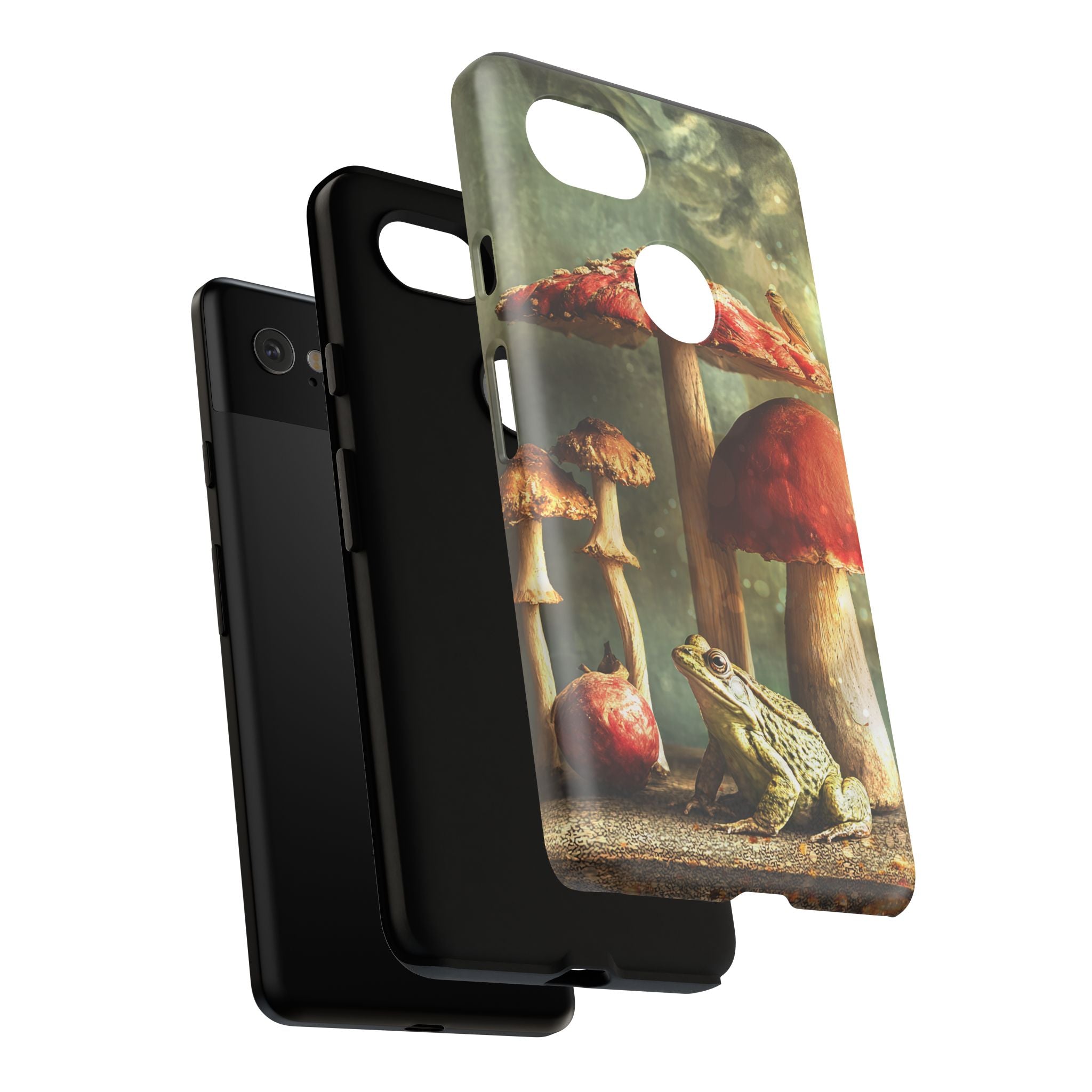 Toad and Stools Case, Crystal Phone case, Toad Stools Case - Tough Case for Toad Lovers, Gift for Her, Mushroom Decor, Toad Vibes