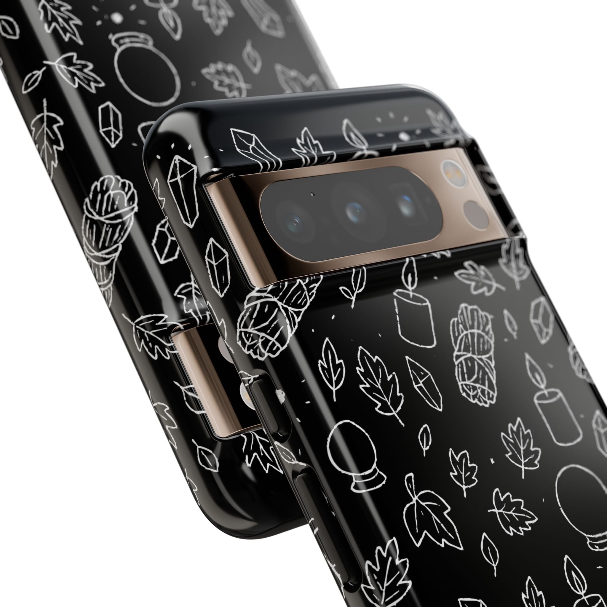 Spiritual Doodles Case, Crystal Phone case, Spiritual Doodles Case - Tough Case for Crystals Lovers, Gift for Her, Witch Decor, Phone Vibes