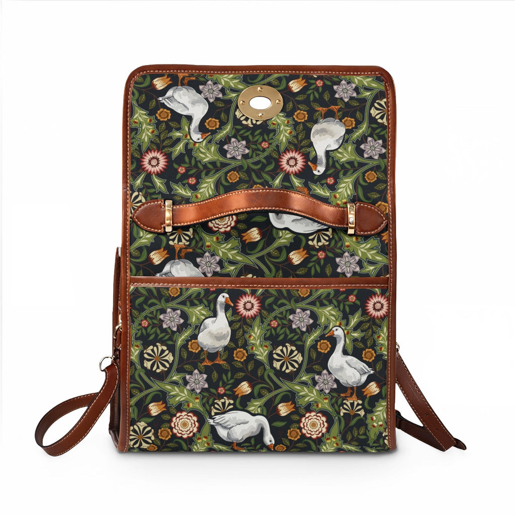 Thistle & Wing | Indigo Bloom Handbag Printify