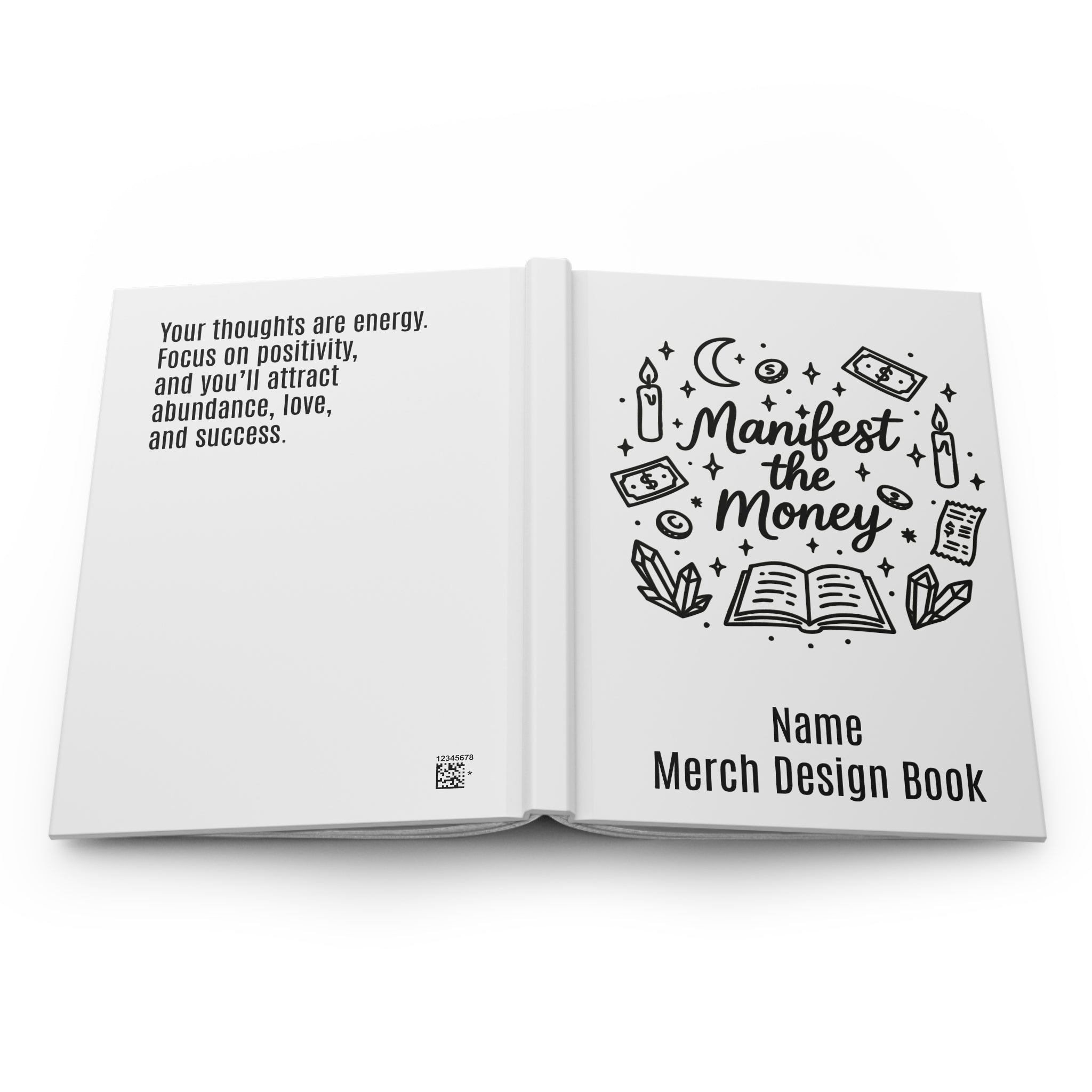 Manifest the Money Hardcover Journal | Manifestation Notebook, Abundance Planner