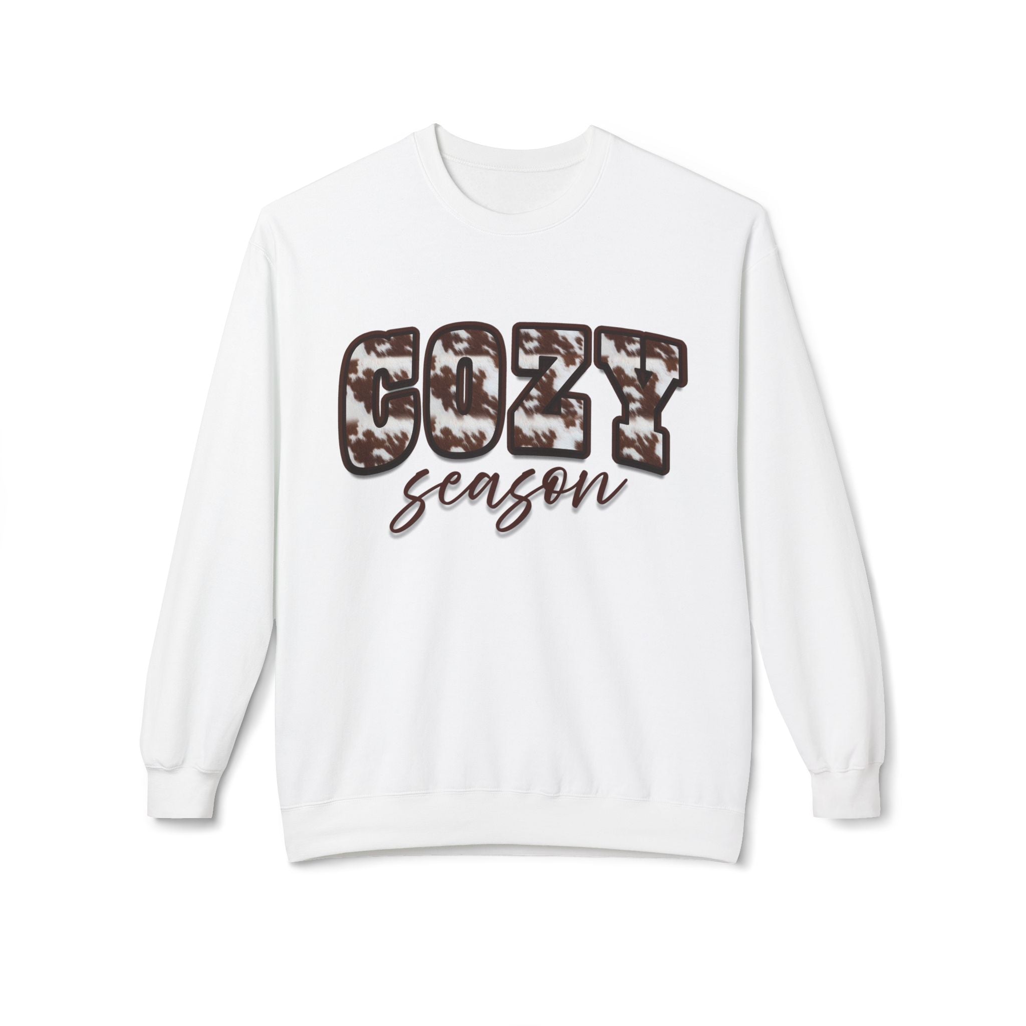 Cozy Season Cowhide Sweatshirt