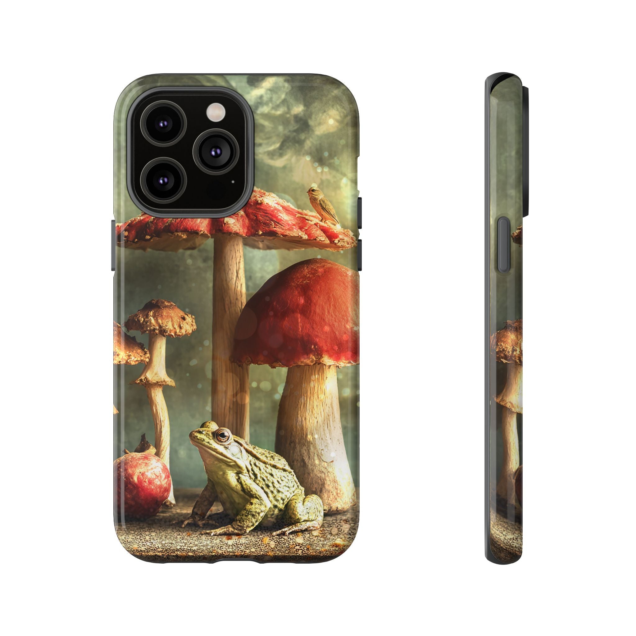 Toad and Stools Case, Crystal Phone case, Toad Stools Case - Tough Case for Toad Lovers, Gift for Her, Mushroom Decor, Toad Vibes