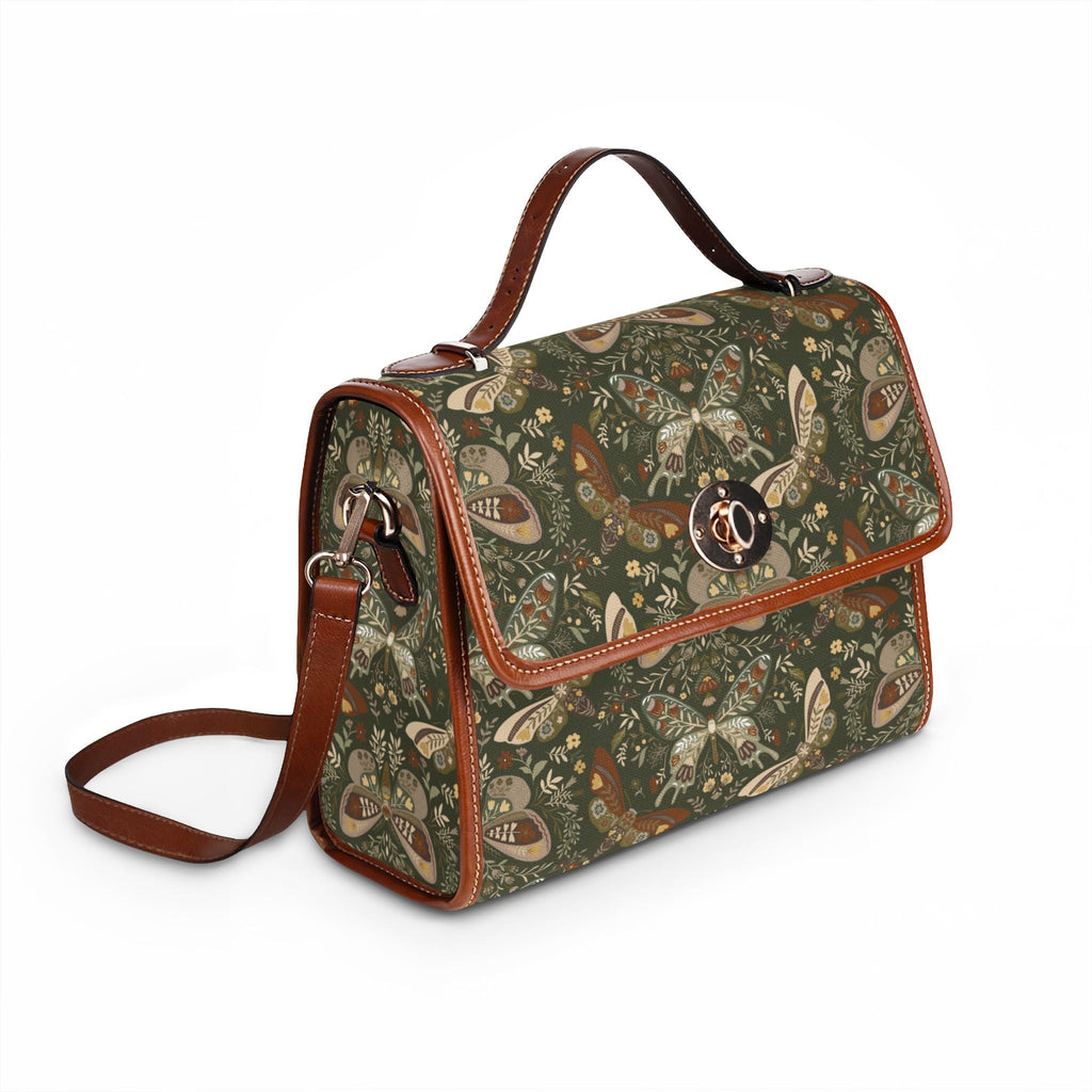 Moth Botanica | Verdant Meadow Purse Printify