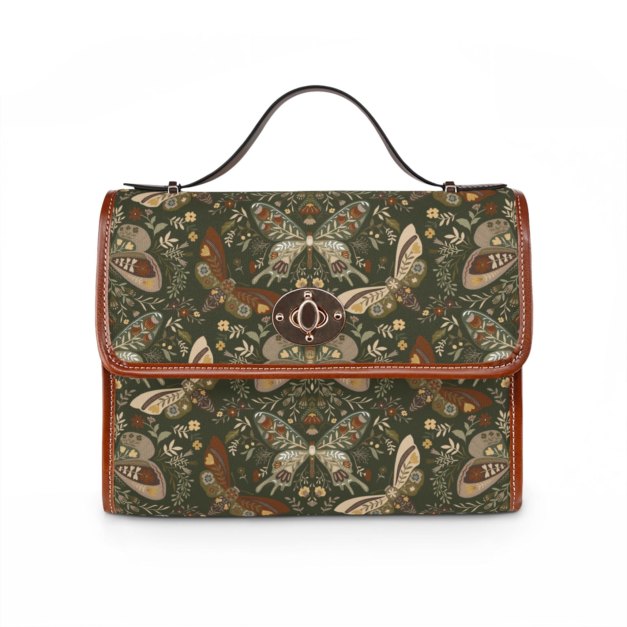 Moth Botanica | Verdant Meadow Purse Printify