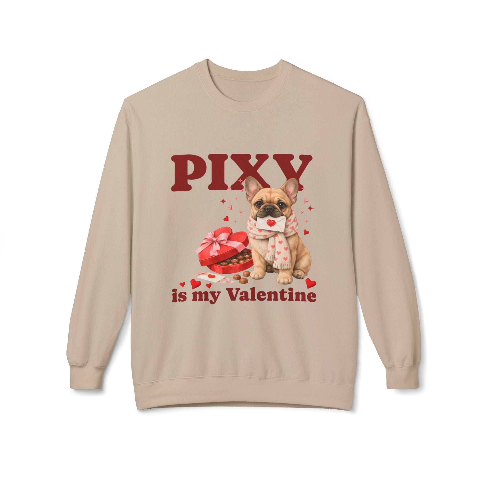 French Bulldog Matching Hoodie Set | Personalized Dog Mom Pullover Sweatshirt & Dog Hoodie Valentine Gift