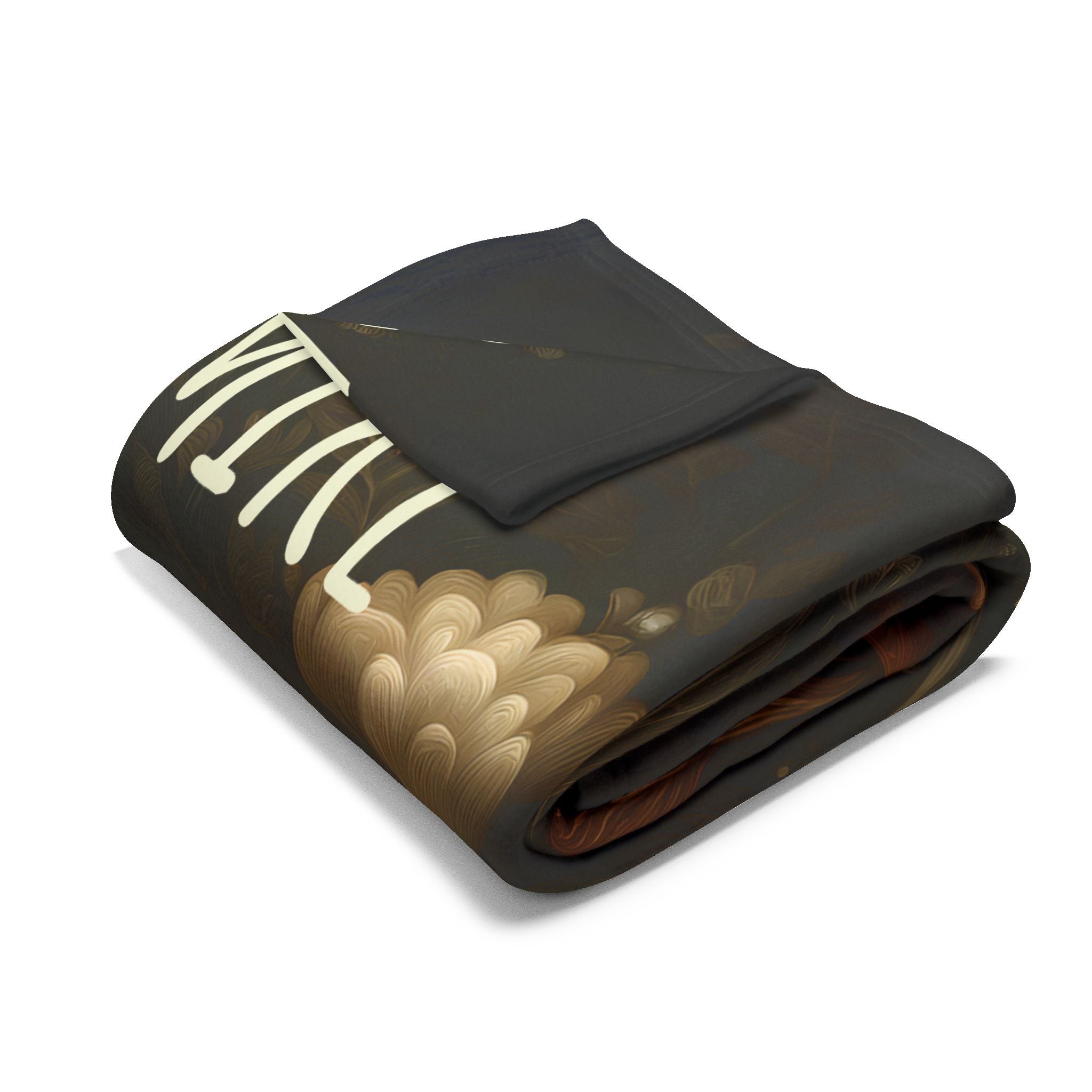 Valentine Blanket Til Death Do Us Part Ghost Blanket | Custom Name Valentines Day Couple Throw