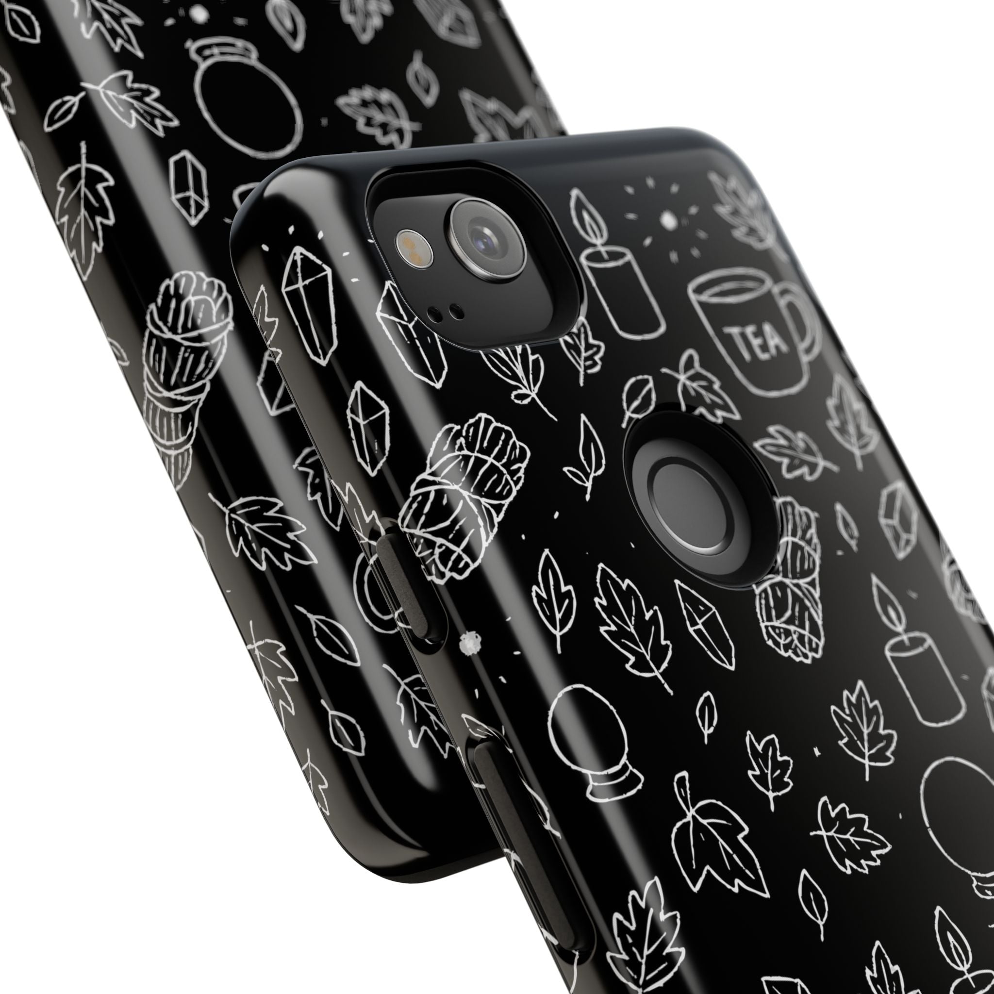 Spiritual Doodles Case, Crystal Phone case, Spiritual Doodles Case - Tough Case for Crystals Lovers, Gift for Her, Witch Decor, Phone Vibes