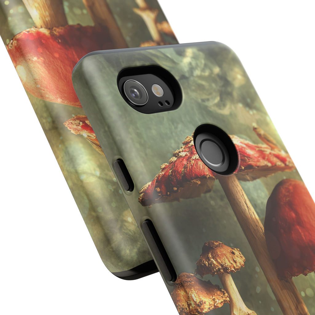 Toad and Stools Case, Crystal Phone case, Toad Stools Case - Tough Case for Toad Lovers, Gift for Her, Mushroom Decor, Toad Vibes