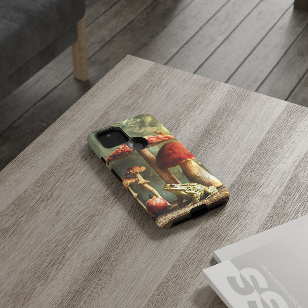 Toad and Stools Case, Crystal Phone case, Toad Stools Case - Tough Case for Toad Lovers, Gift for Her, Mushroom Decor, Toad Vibes