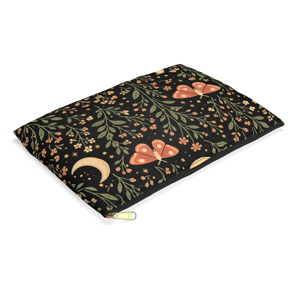 Pretty In Pink | Floral Accessory Pouch Printify