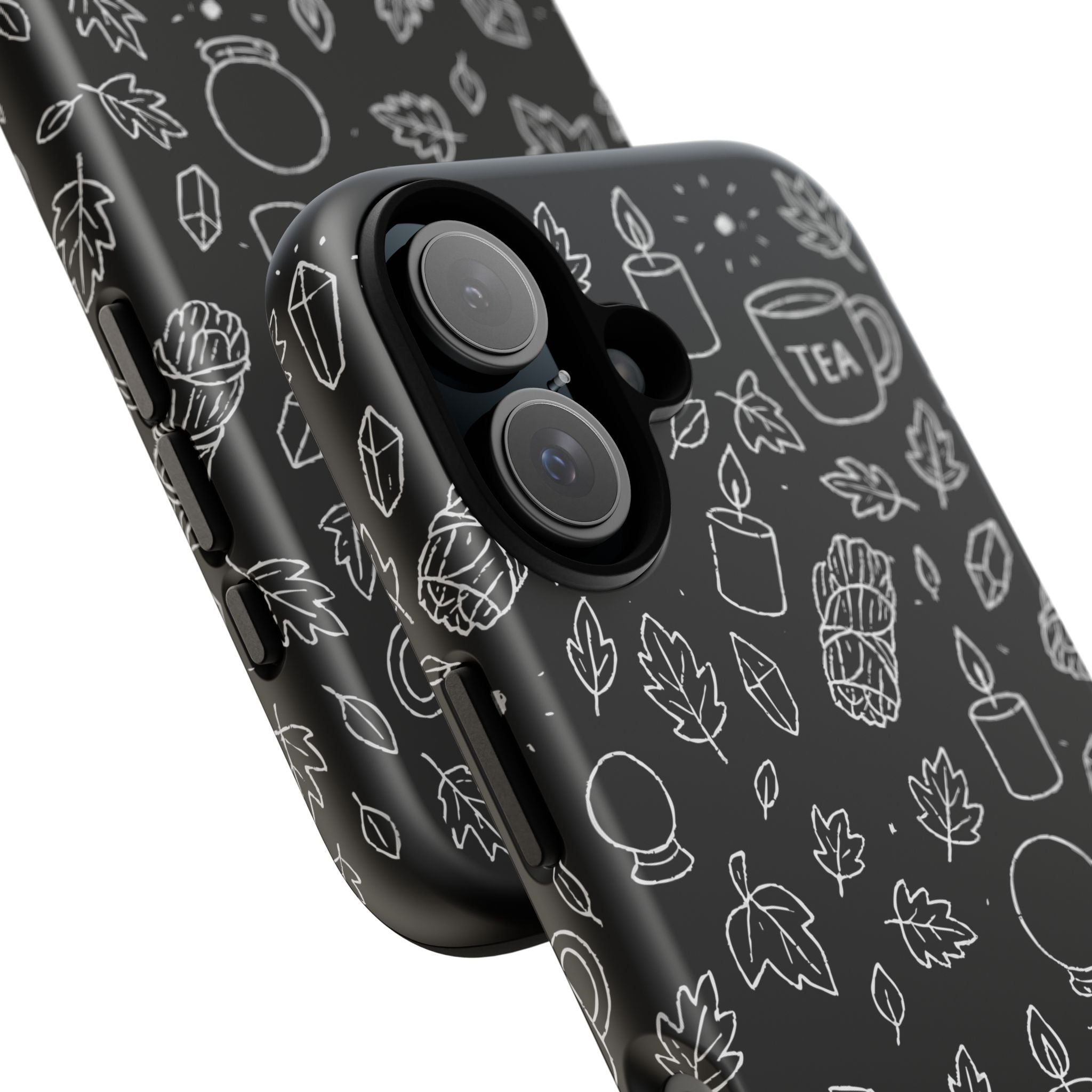 Spiritual Doodles Case, Crystal Phone case, Spiritual Doodles Case - Tough Case for Crystals Lovers, Gift for Her, Witch Decor, Phone Vibes