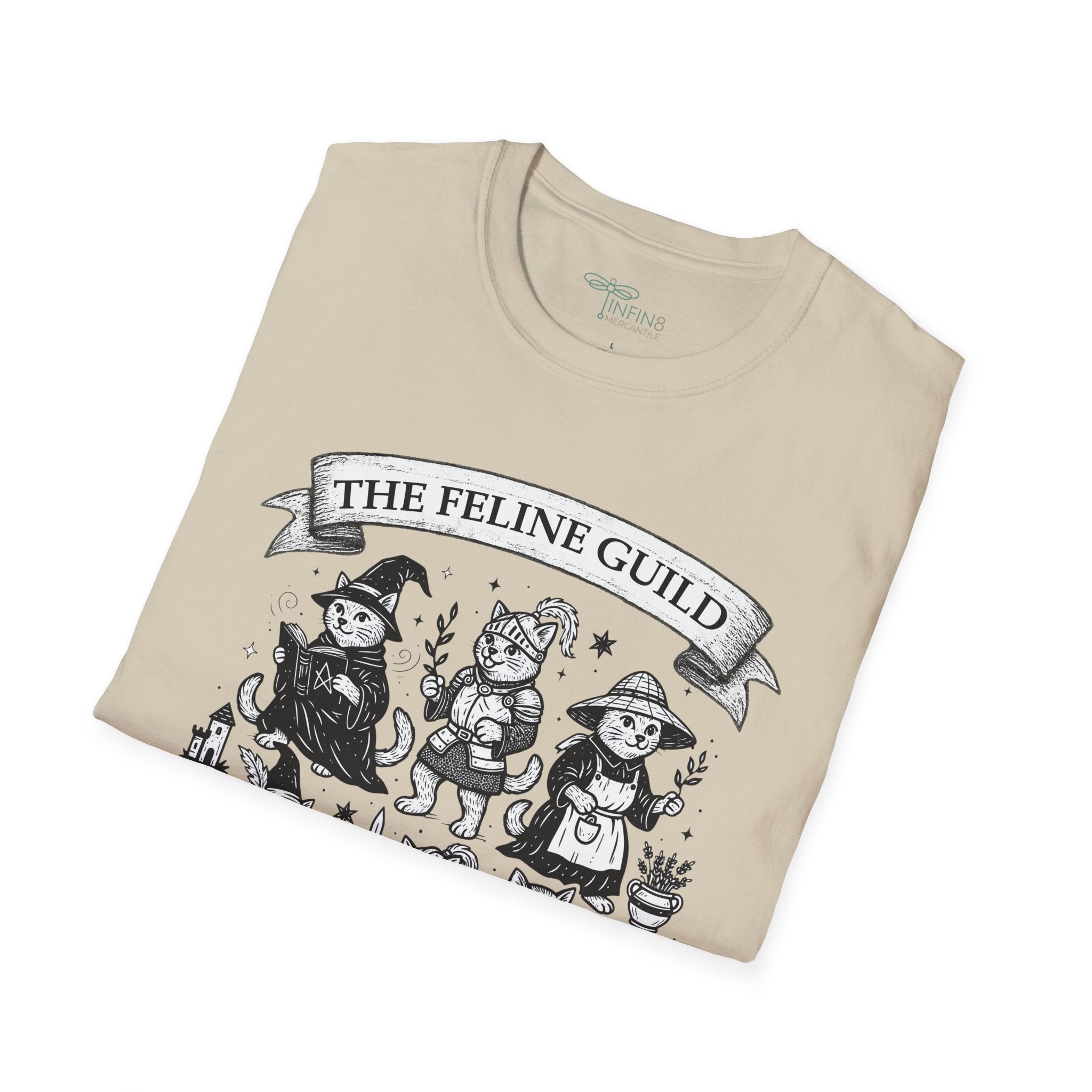 The Feline Guild Cat Lover Shirt | Medieval Fantasy T-Shirt