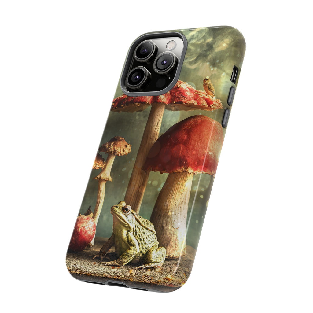 Toad and Stools Case, Crystal Phone case, Toad Stools Case - Tough Case for Toad Lovers, Gift for Her, Mushroom Decor, Toad Vibes