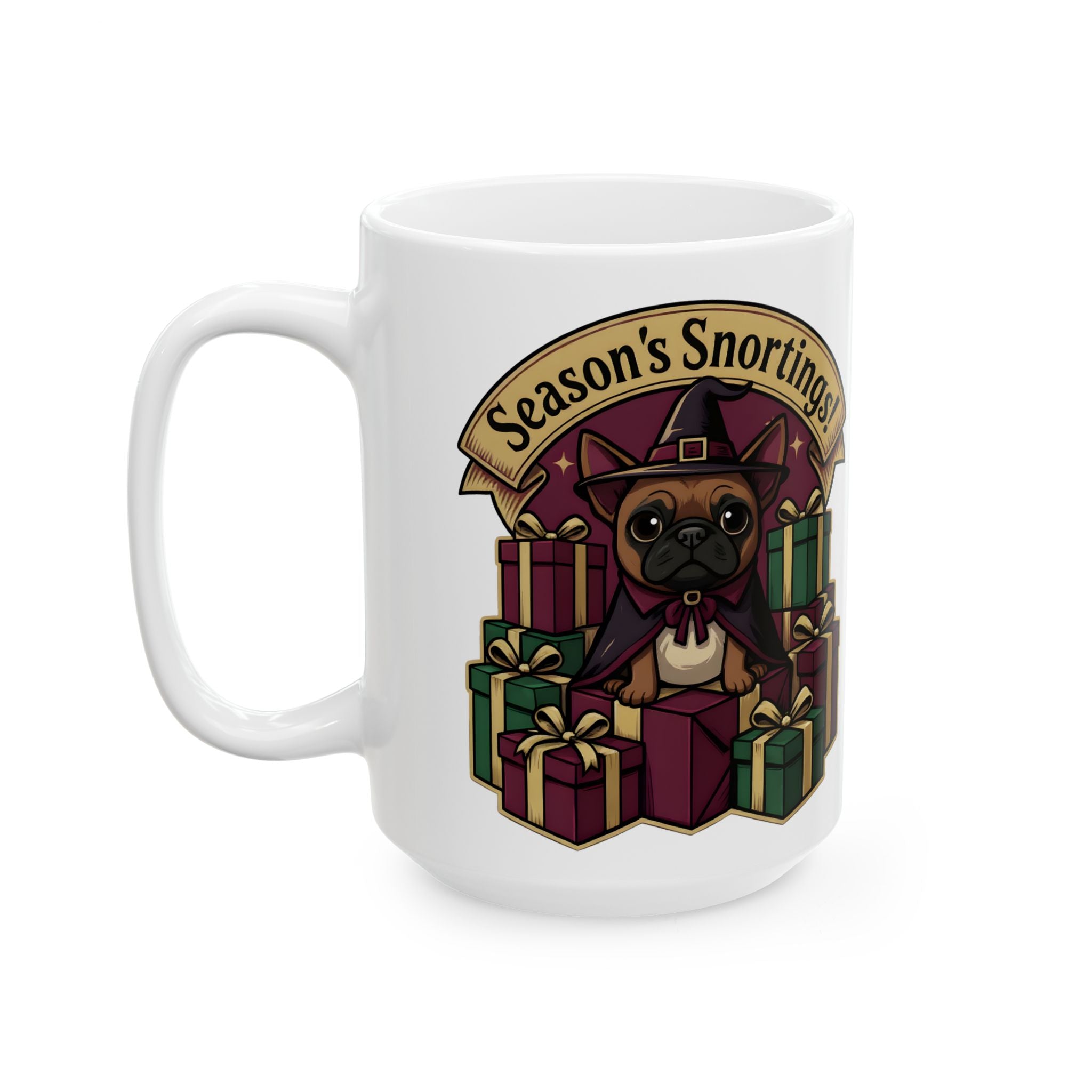 Gothmas Frenchie French Bulldog Mug | Frenchie Christmas Coffee Cup