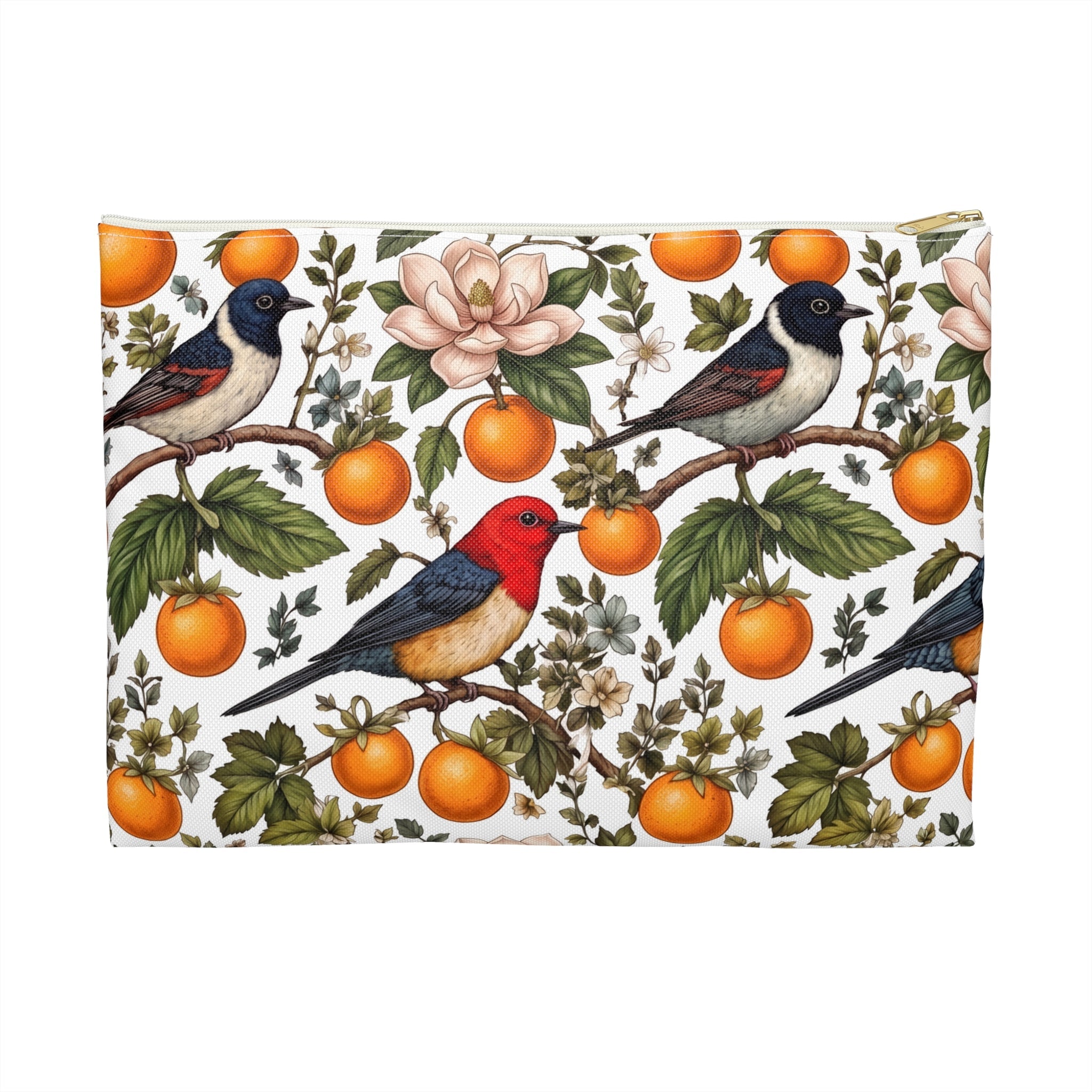 Garden Songbird | Citrus Bloom Accessory Pouch Printify