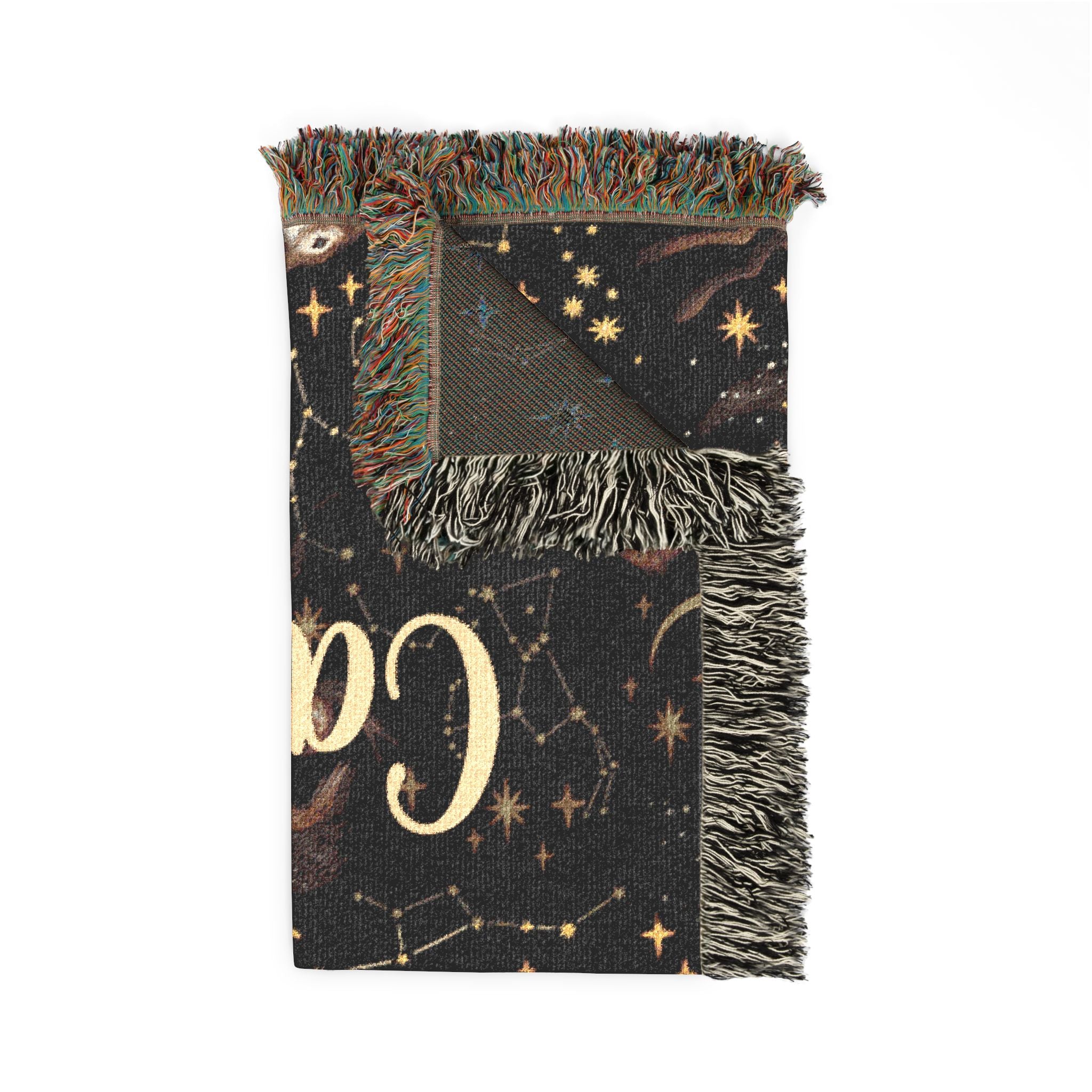 Celestial Woodland Drift Woven Blanket