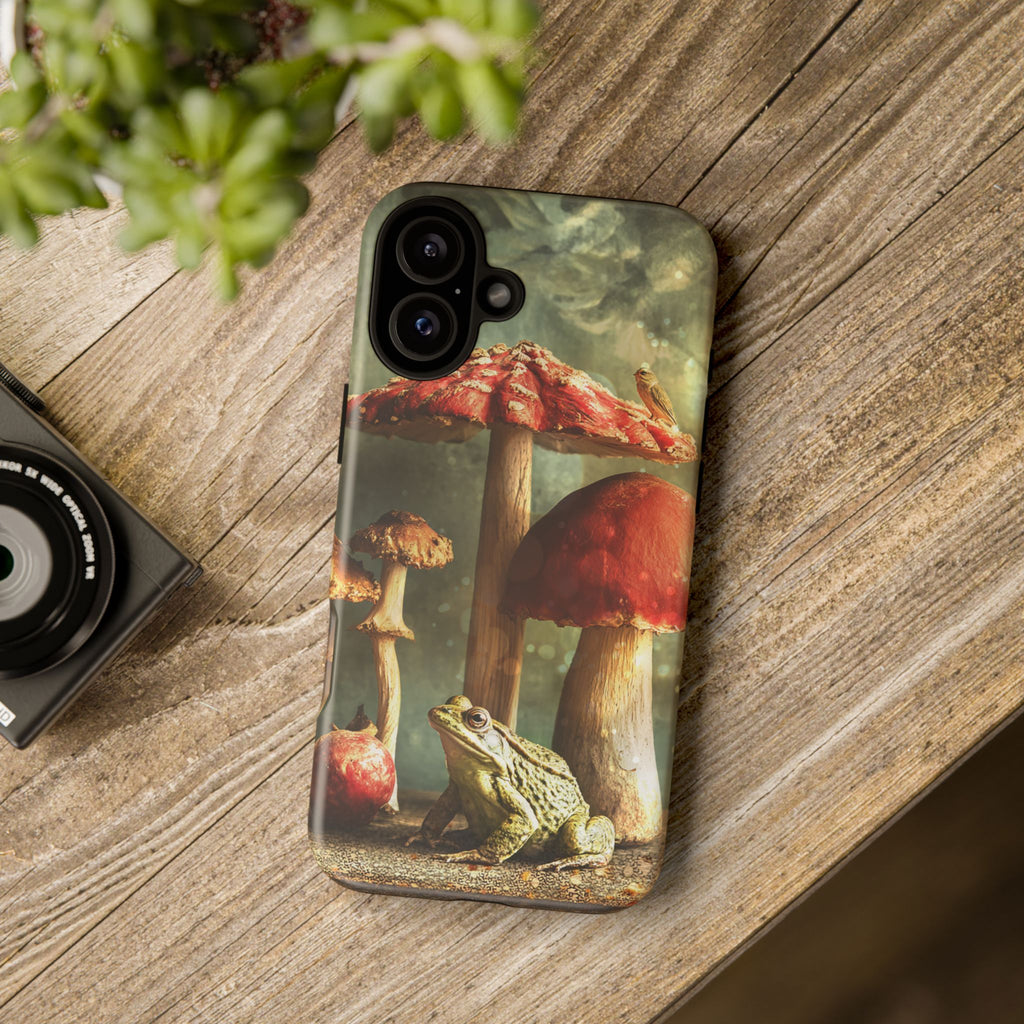 Toad and Stools Case, Crystal Phone case, Toad Stools Case - Tough Case for Toad Lovers, Gift for Her, Mushroom Decor, Toad Vibes